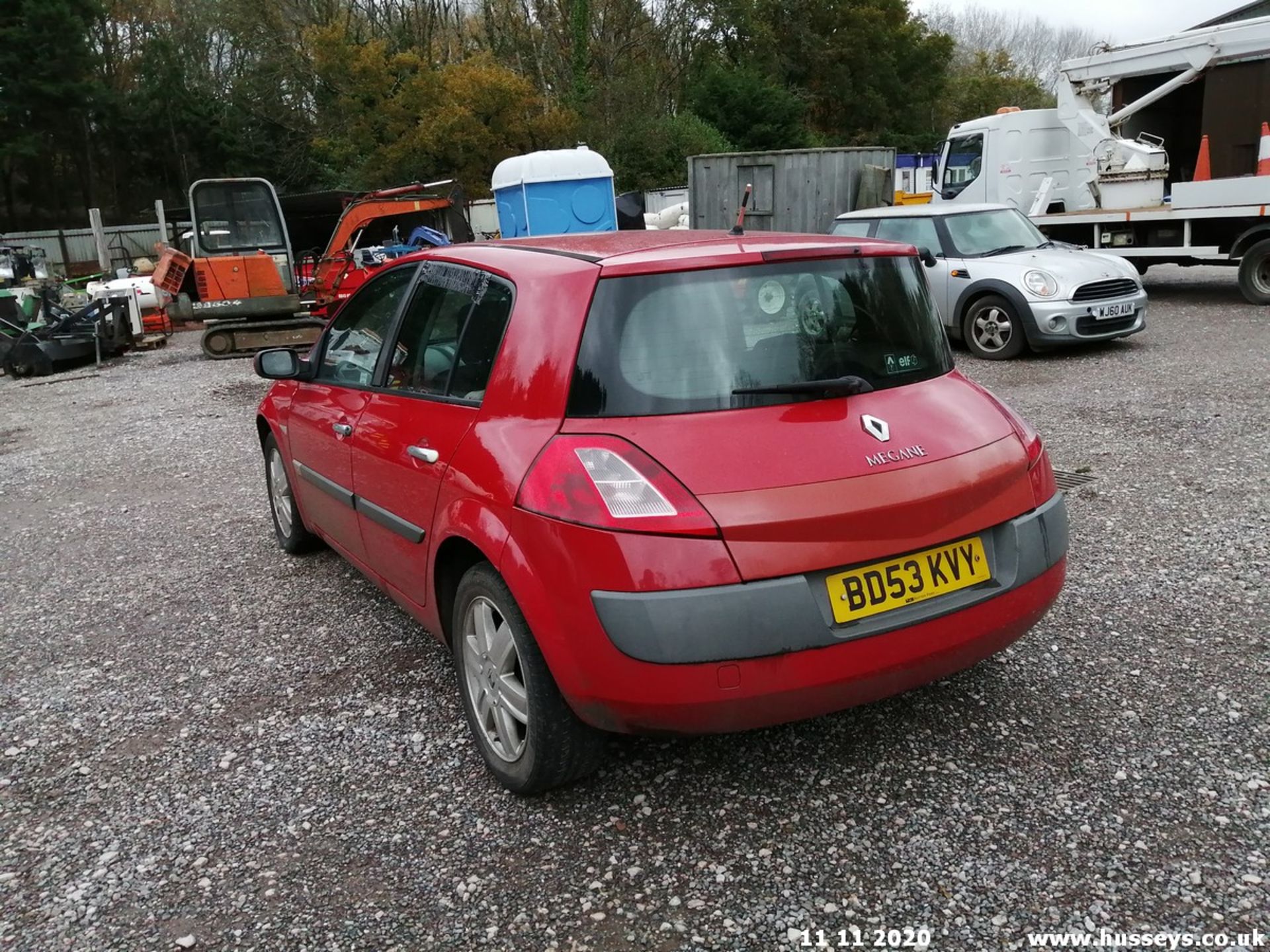 03/53 RENAULT MEGANE DYNAMIQUE DCI 80 - 1461cc 5dr Hatchback (Red, 139k) - Image 8 of 12