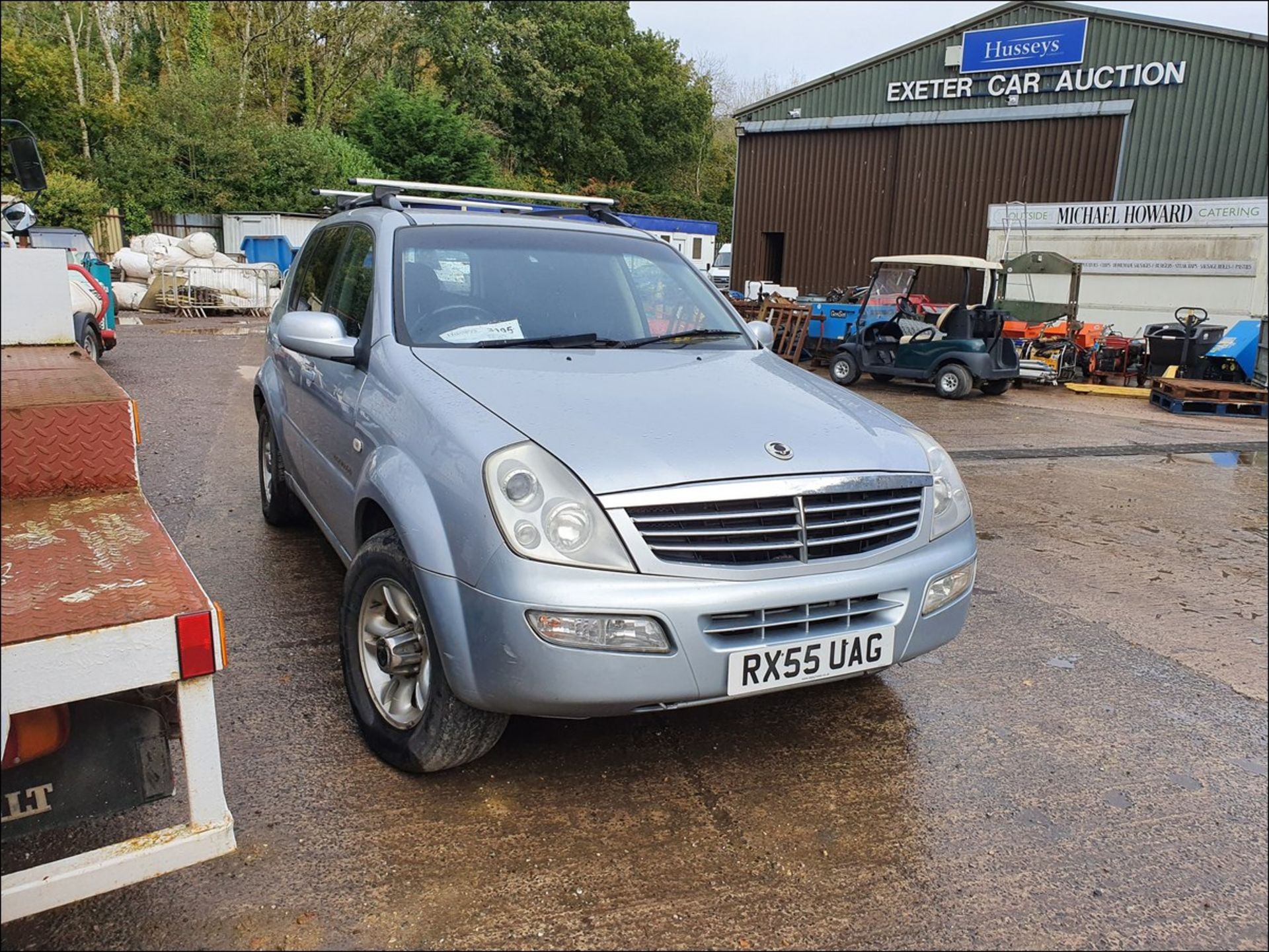 05/55 SSANGYONG REXTON RX270 C - 2696cc 2dr Van (Silver, 110k) - Image 4 of 9