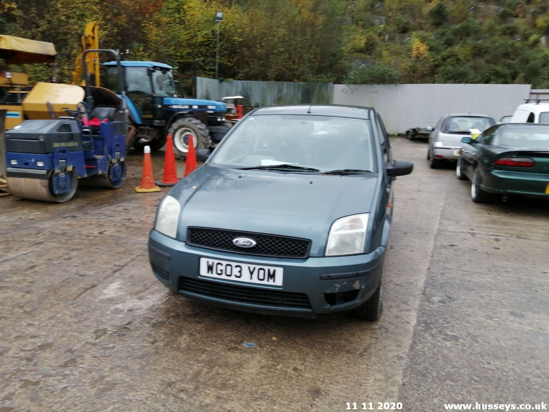 03/03 FORD FUSION 2 16V - 1596cc 5dr Hatchback (Green, 122k) - Image 3 of 11