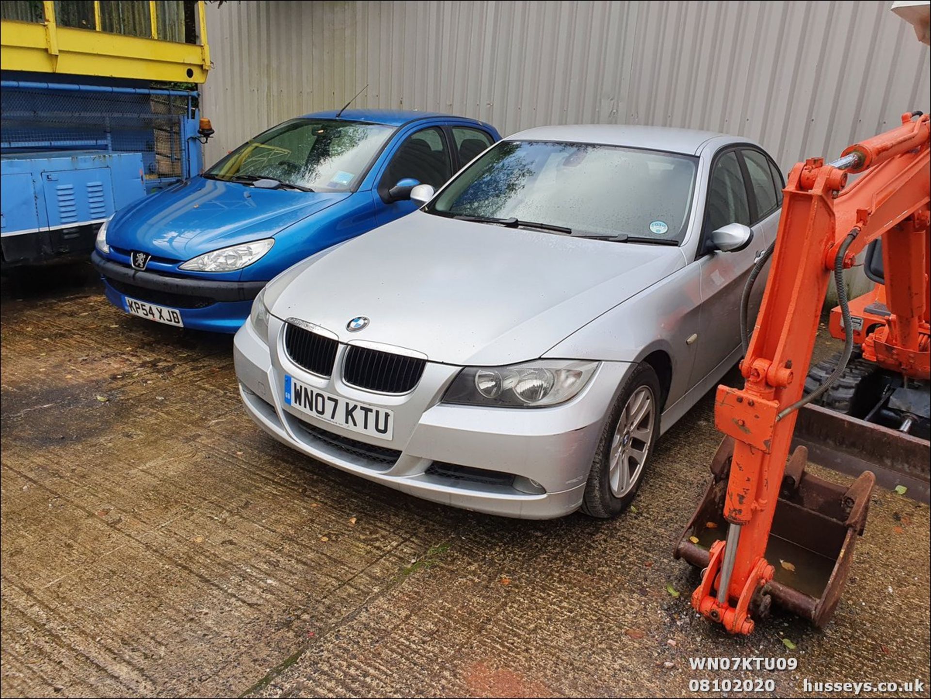 07/07 BMW 320D SE AUTO 4dr Saloon (Silver, 213k) - Image 9 of 9