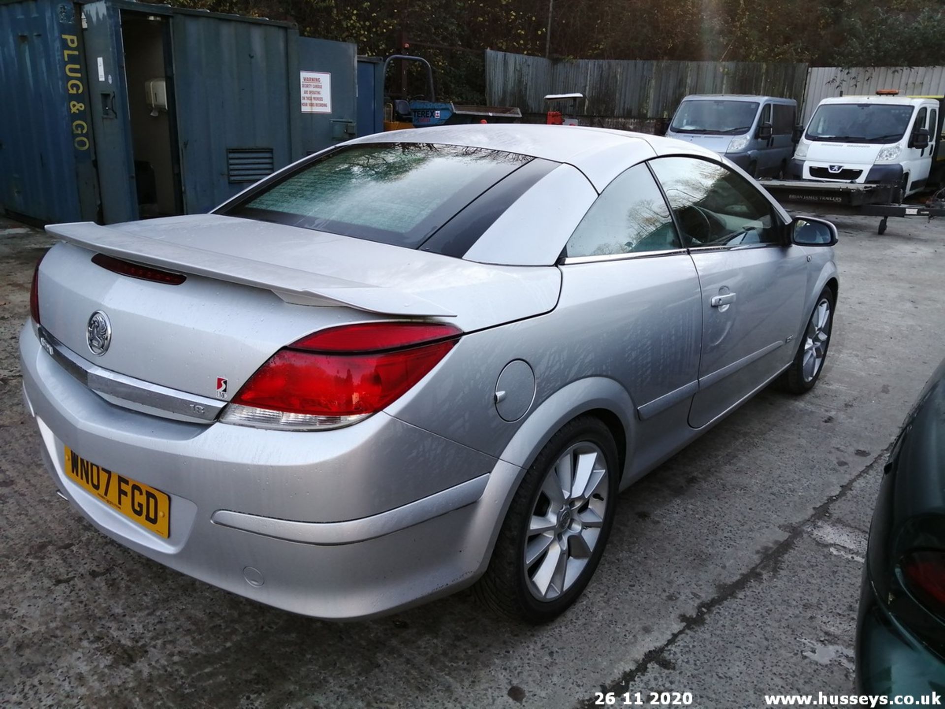 07/07 VAUXHALL ASTRA TWIN TOP DESIGN - 1796cc 3dr Convertible (Silver, 75k) - Image 6 of 10