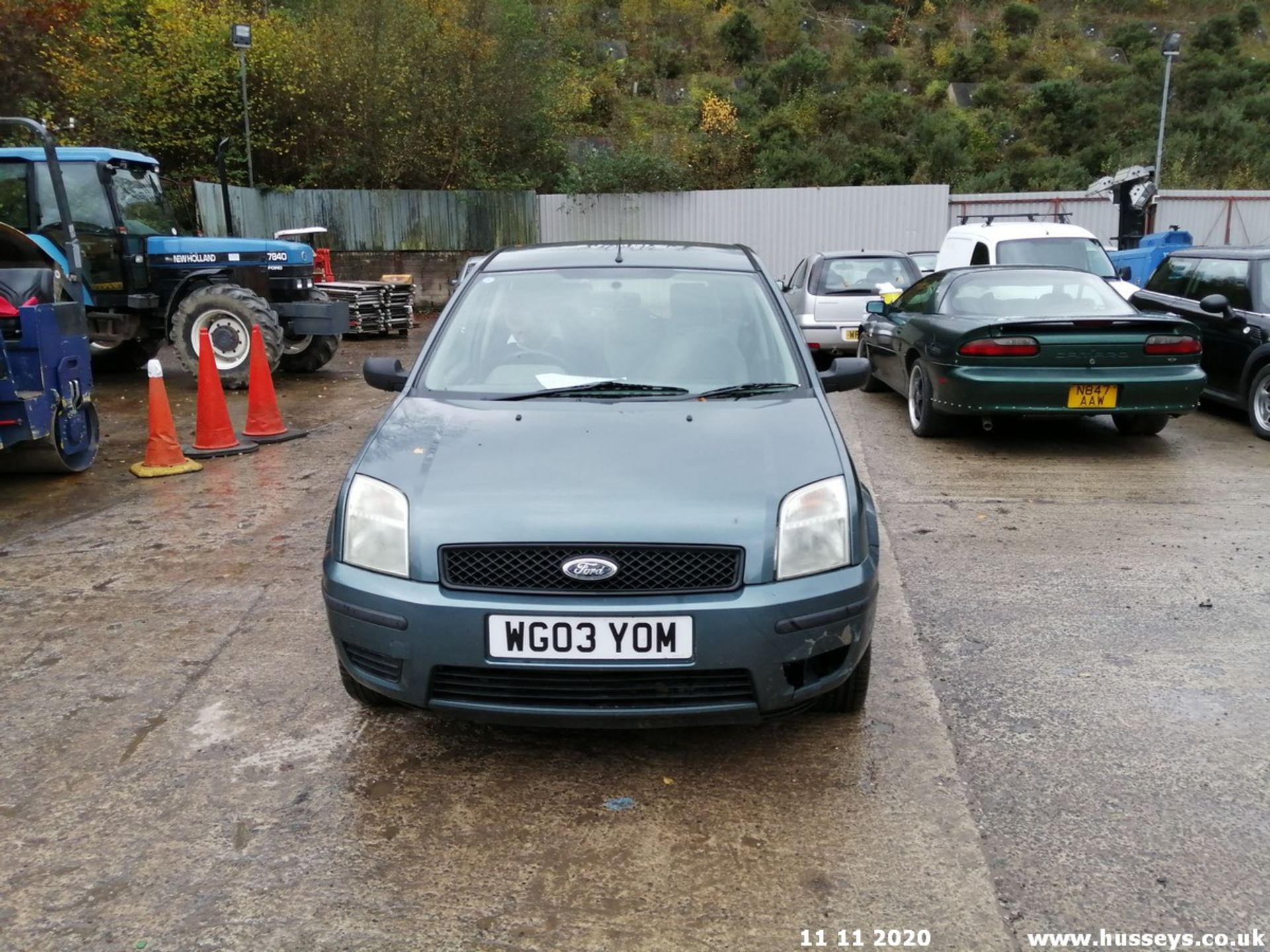 03/03 FORD FUSION 2 16V - 1596cc 5dr Hatchback (Green, 122k) - Image 2 of 11