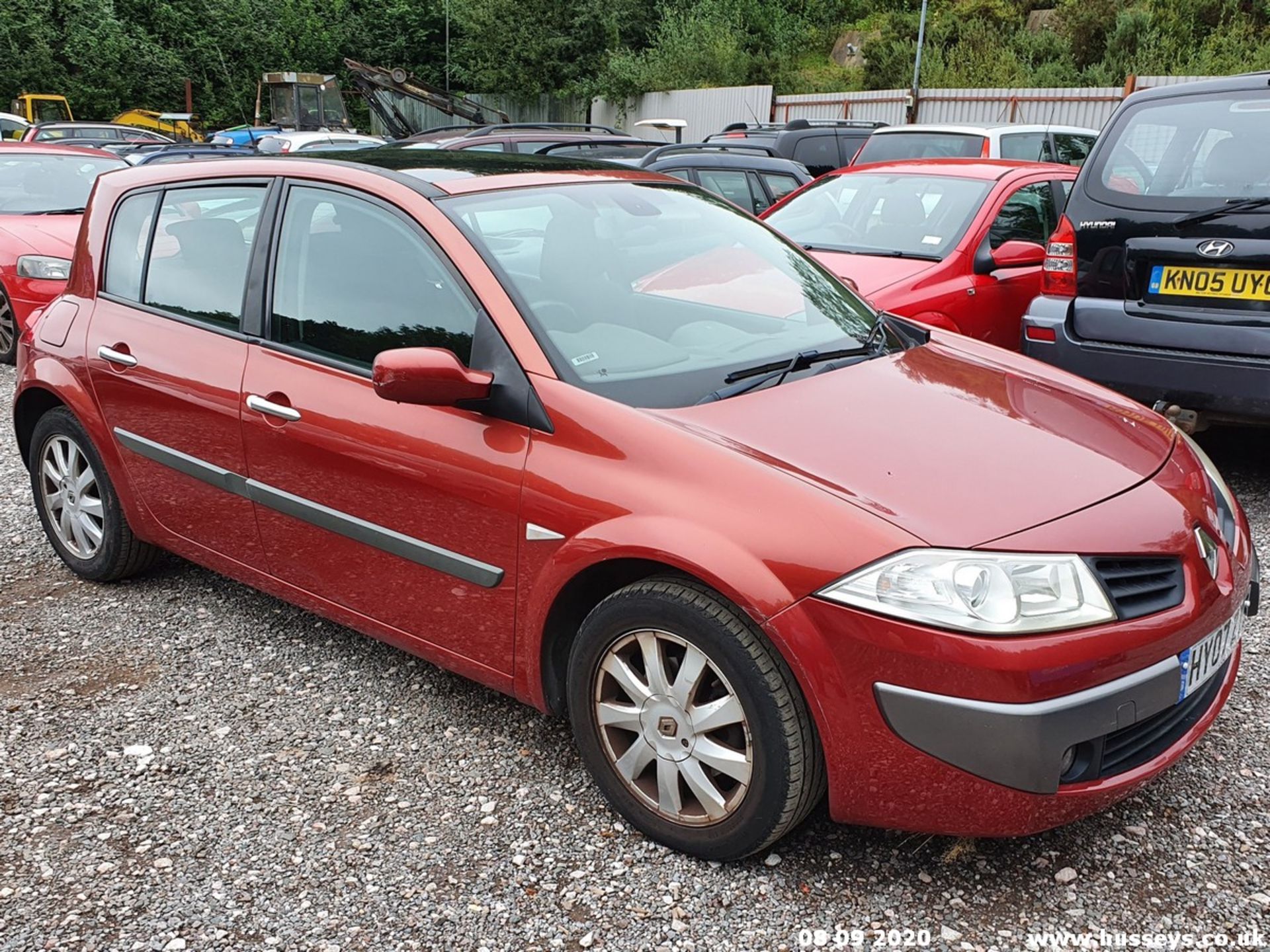 07/07 RENAULT MEGANE DYNAMIQUE DCI 106 - 1461cc 5dr Hatchback (Red, 61k)