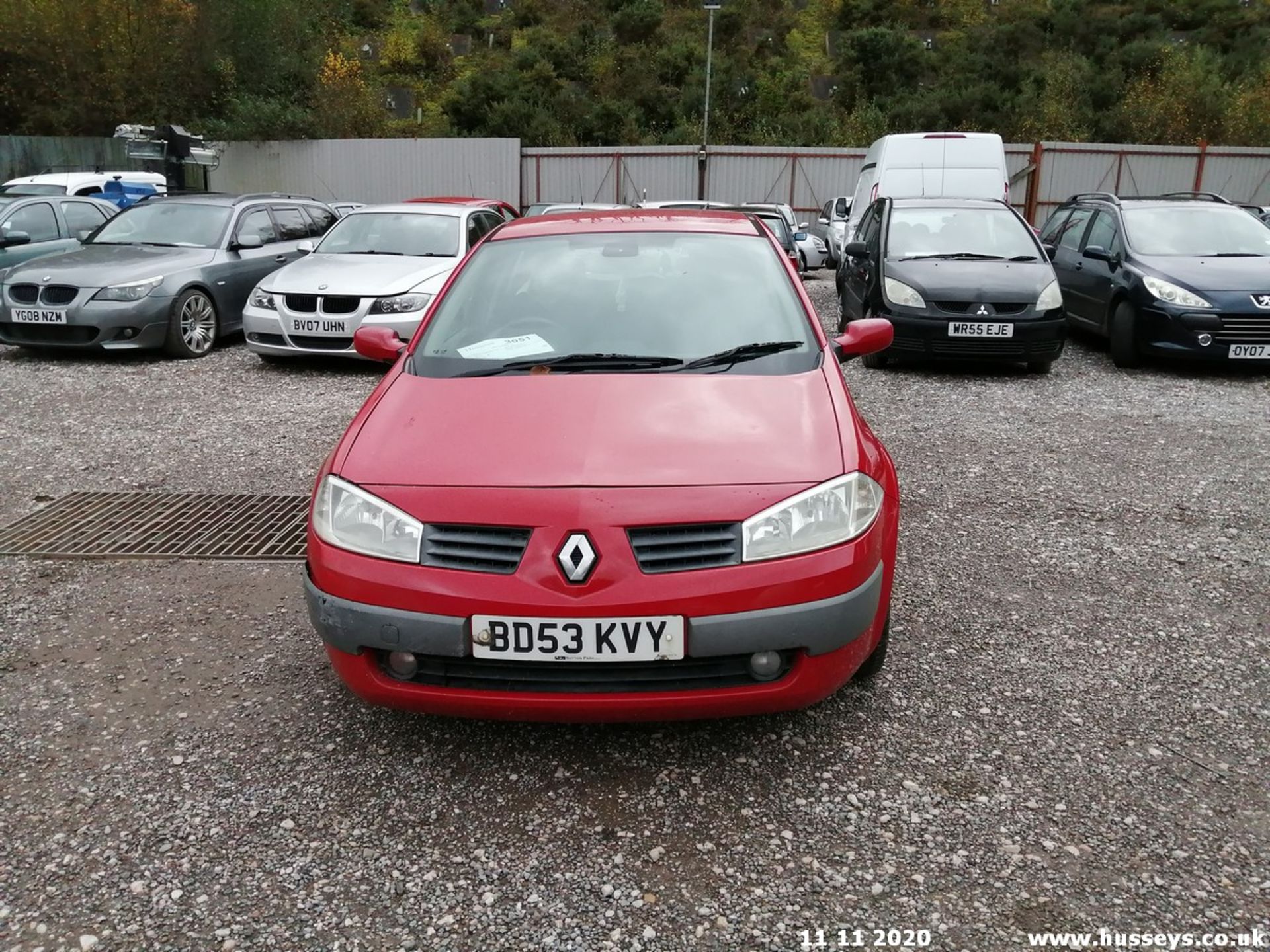 03/53 RENAULT MEGANE DYNAMIQUE DCI 80 - 1461cc 5dr Hatchback (Red, 139k) - Image 2 of 12