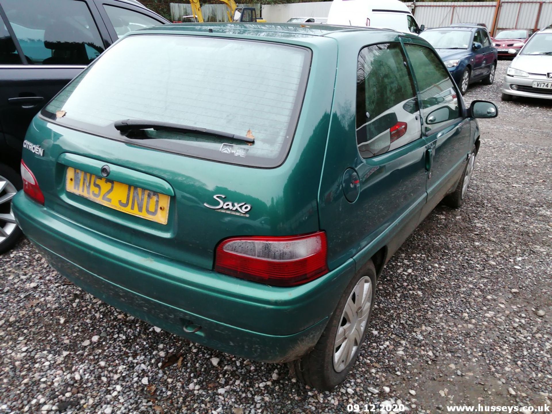 02/52 CITROEN SAXO 1.1I DESIRE - 1124cc 3dr Hatchback (Green, 124k) - Image 6 of 12