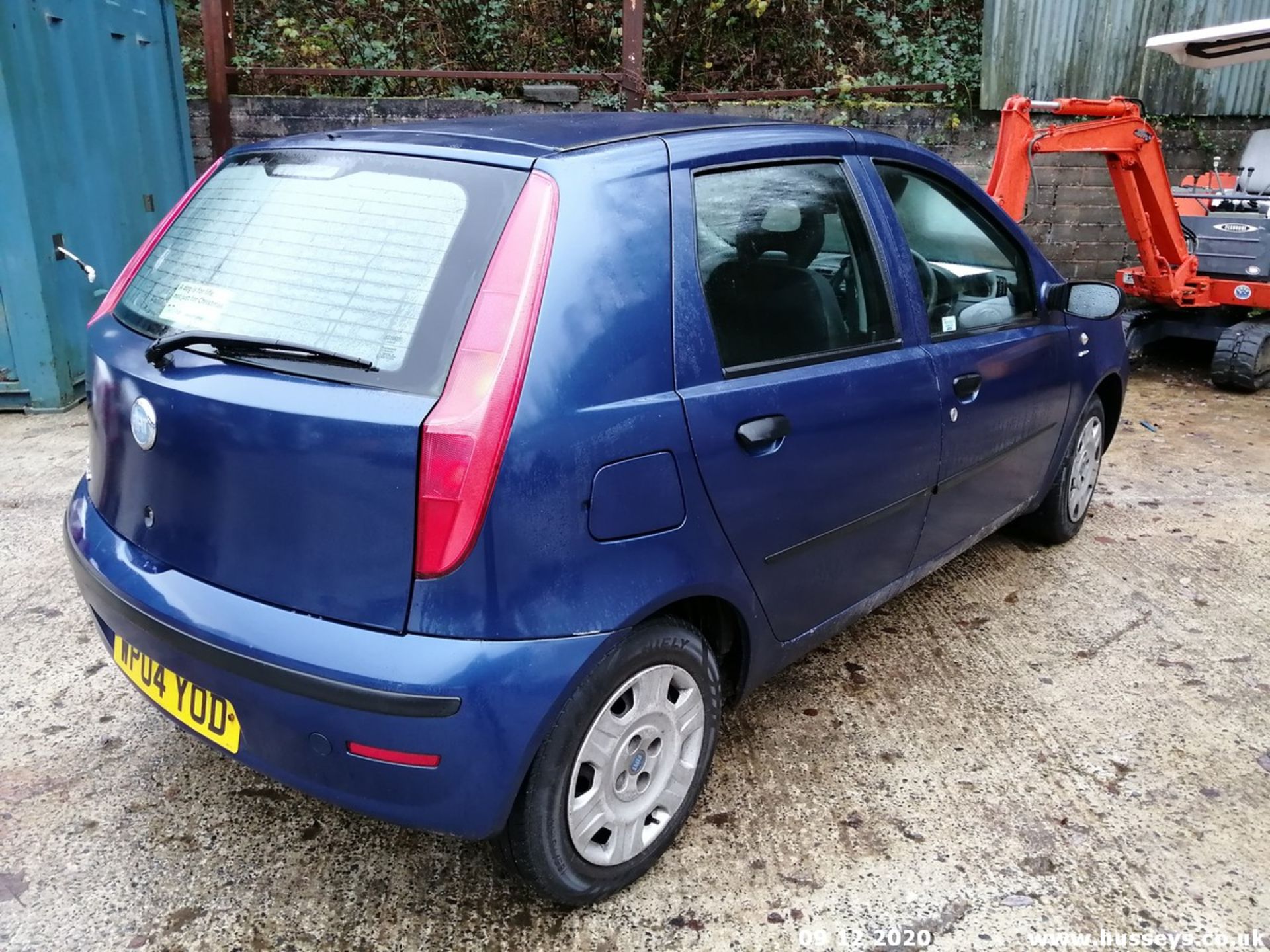 04/04 FIAT PUNTO ACTIVE 8V - 1242cc 5dr Hatchback (Blue, 165k) - Image 4 of 11