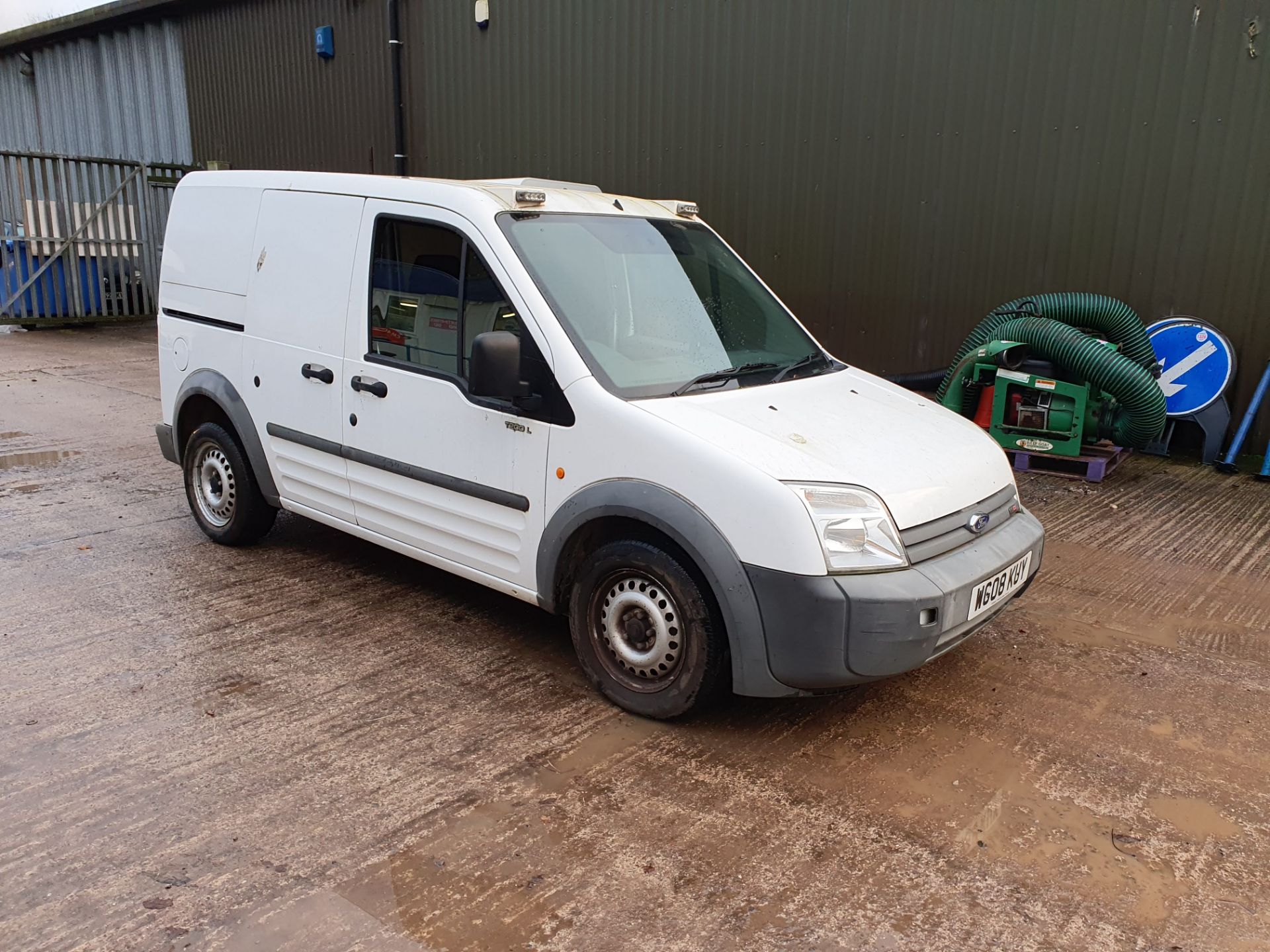 08/08 FORD TRANSIT CONN T200 L75 - 1753cc 6dr Van (White, 68k) - Image 10 of 11