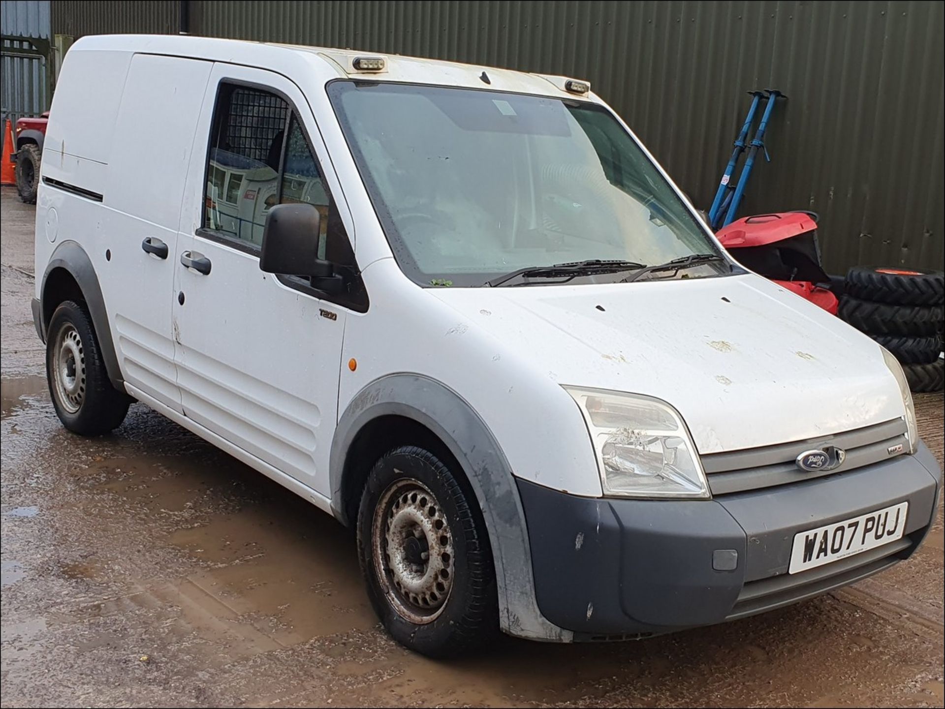 07/07 FORD TRANSIT CONN T200 75 - 1753cc 6dr Van (White, 59k)