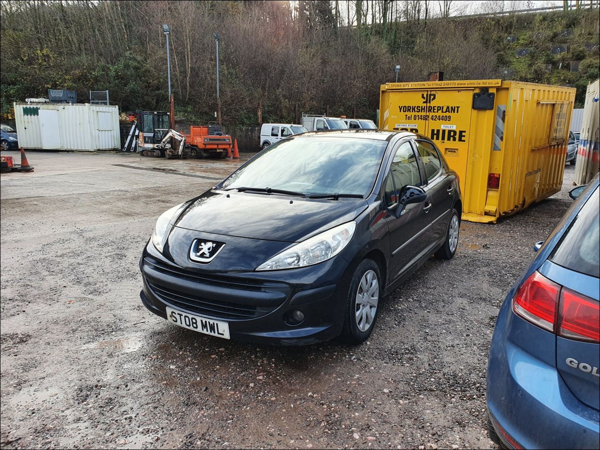 08/08 PEUGEOT 207 S - 1397cc 5dr Hatchback (Black, 105k) - Image 2 of 9