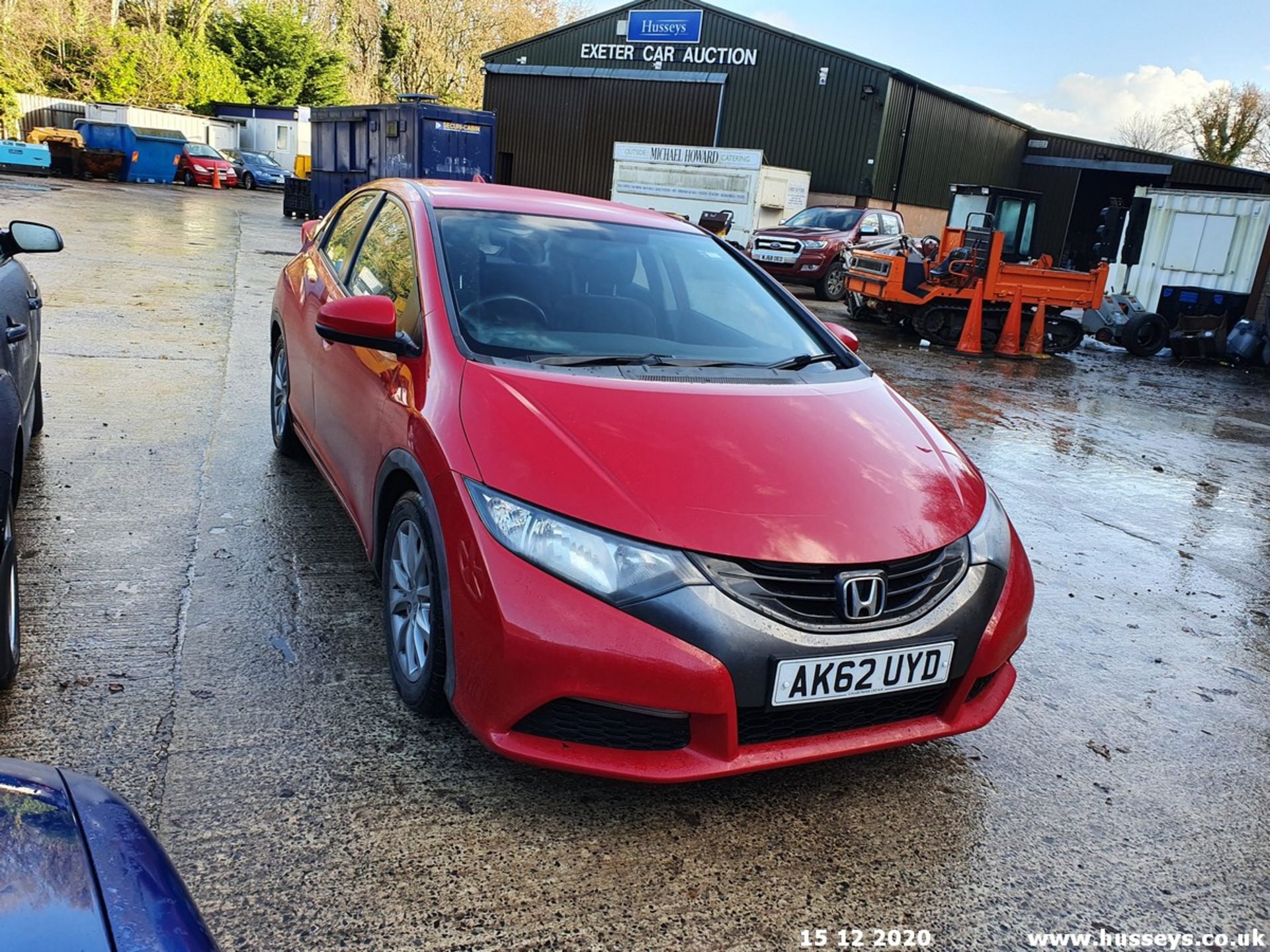 12/62 HONDA CIVIC I-DTEC SE - 2199cc 5dr Hatchback (Red, 205k) - Image 3 of 10