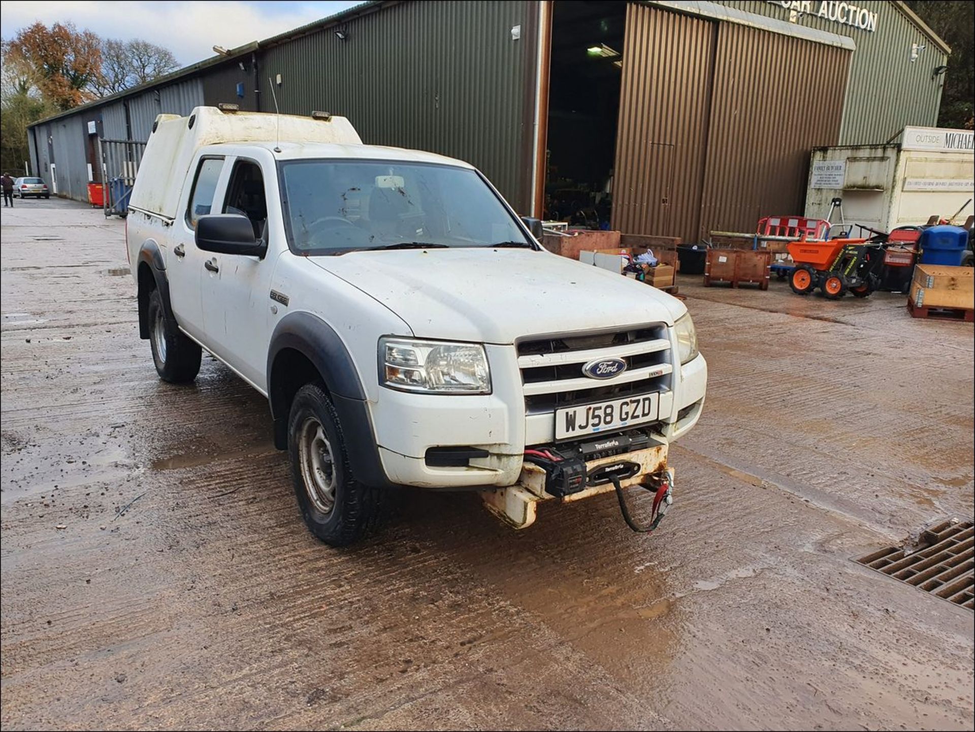 08/58 FORD RANGER D/C 4WD - 2500cc 4dr Pickup (White, 45k) - Image 5 of 14