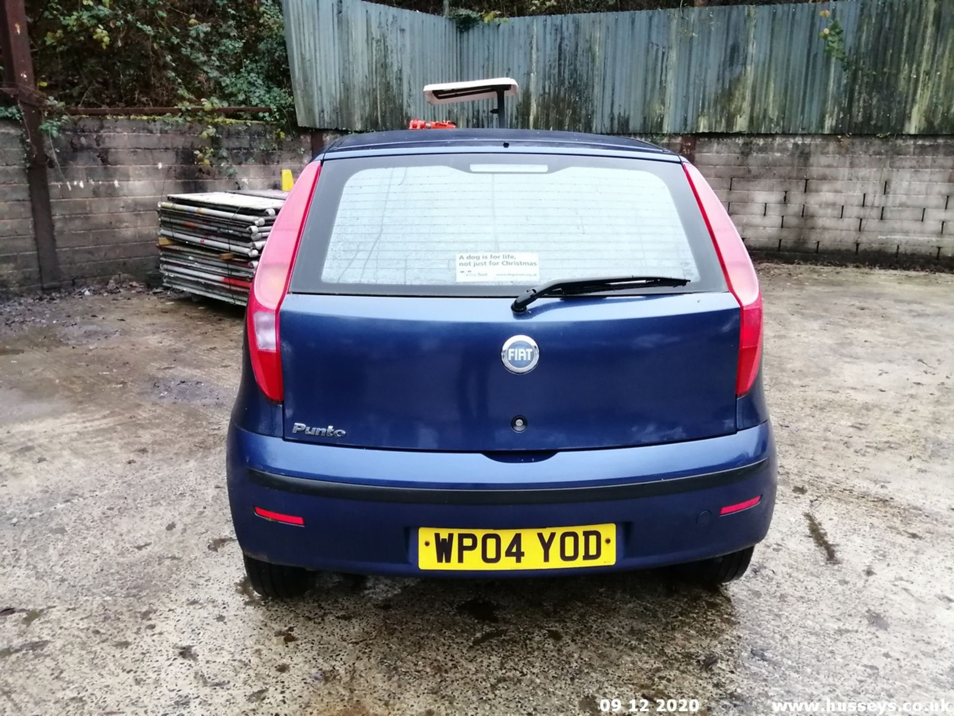 04/04 FIAT PUNTO ACTIVE 8V - 1242cc 5dr Hatchback (Blue, 165k) - Image 8 of 11