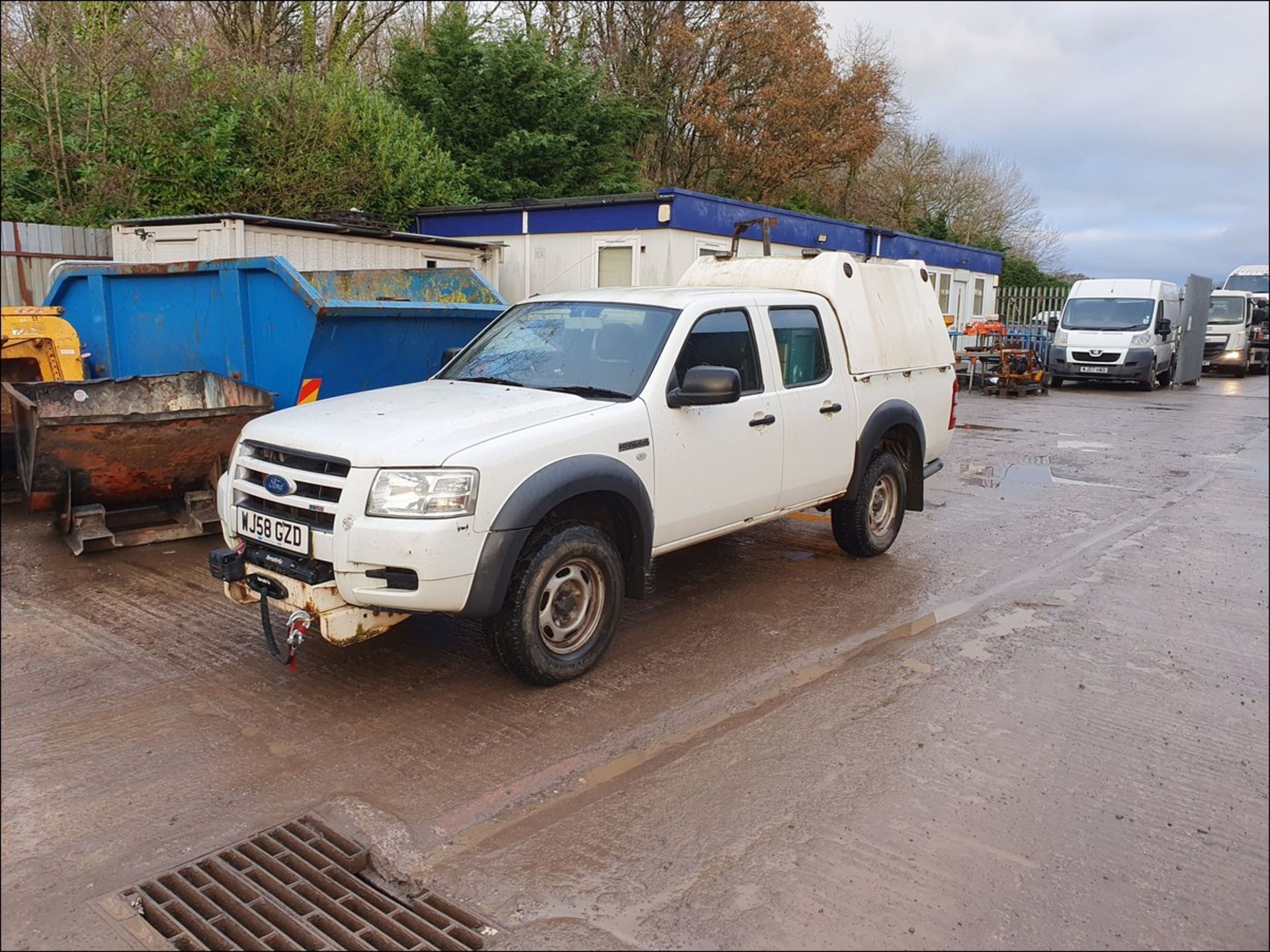 08/58 FORD RANGER D/C 4WD - 2500cc 4dr Pickup (White, 45k) - Image 4 of 14