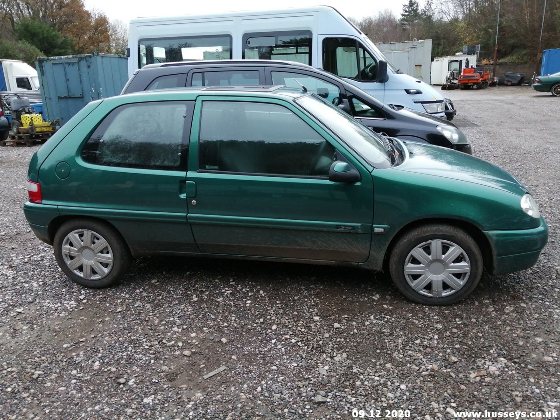 02/52 CITROEN SAXO 1.1I DESIRE - 1124cc 3dr Hatchback (Green, 124k) - Image 7 of 12