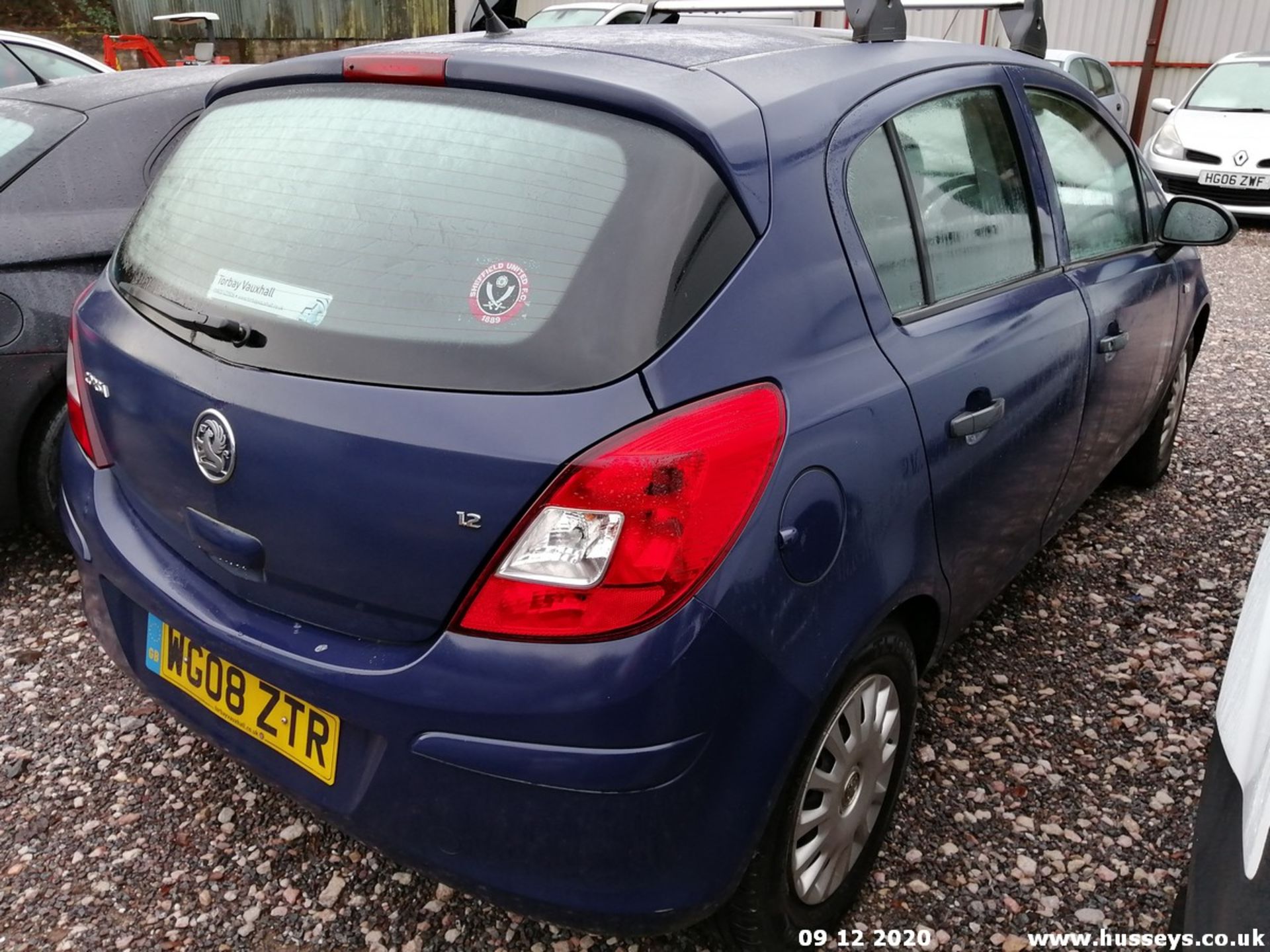 08/08 VAUXHALL CORSA LIFE A/C - 1229cc 5dr Hatchback (Blue, 132k) - Image 4 of 9