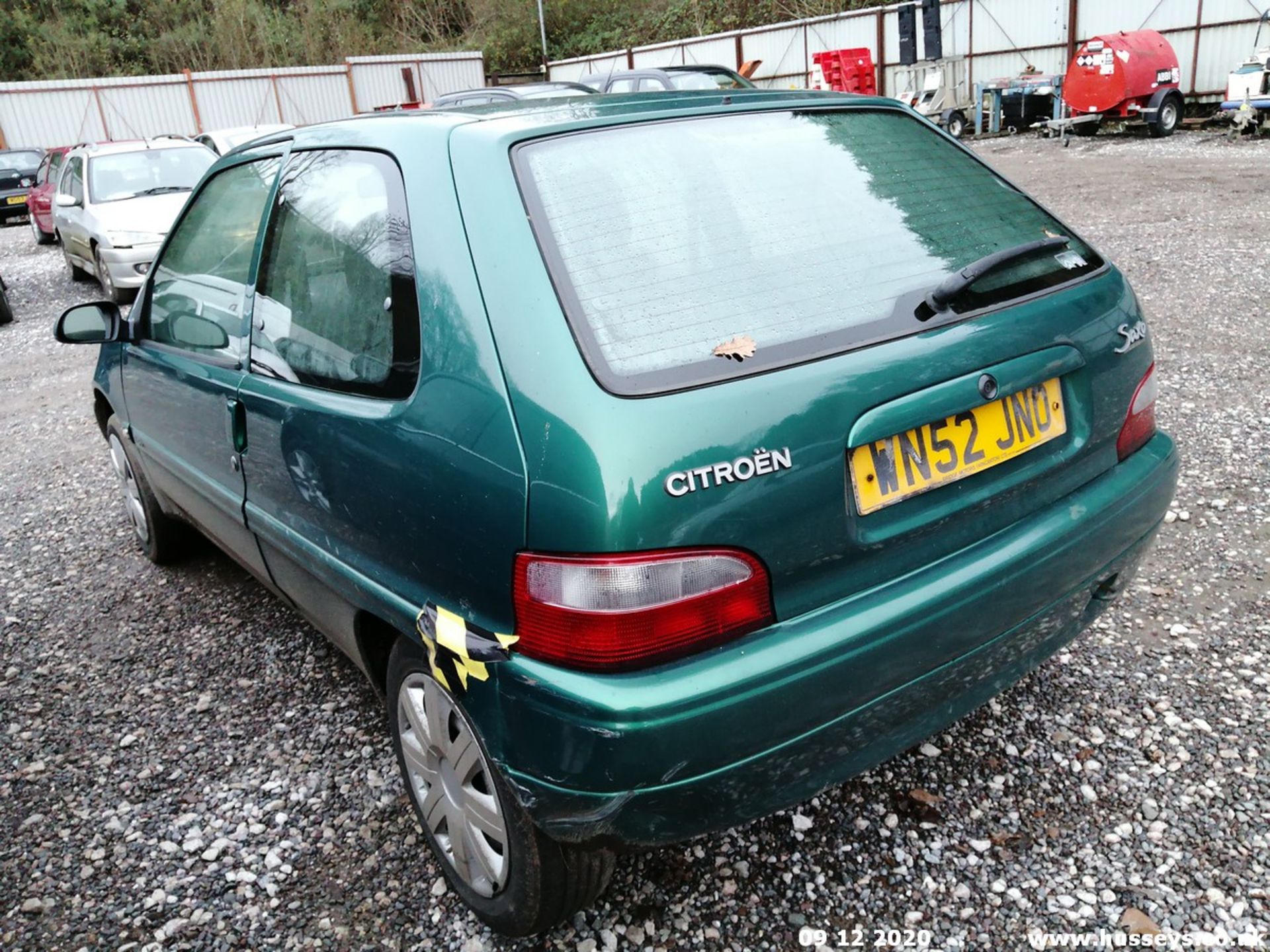 02/52 CITROEN SAXO 1.1I DESIRE - 1124cc 3dr Hatchback (Green, 124k) - Image 5 of 12