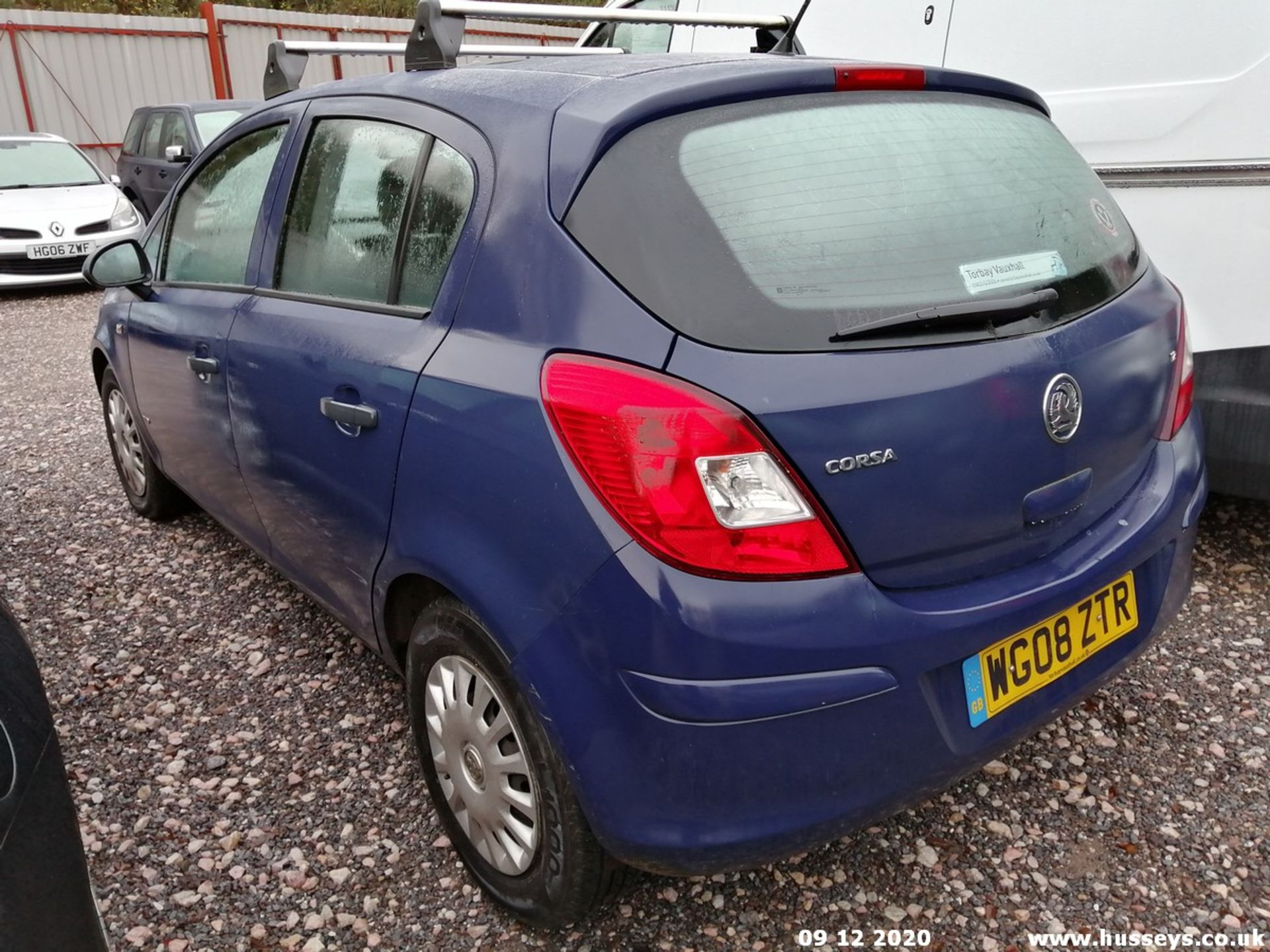 08/08 VAUXHALL CORSA LIFE A/C - 1229cc 5dr Hatchback (Blue, 132k) - Image 3 of 9