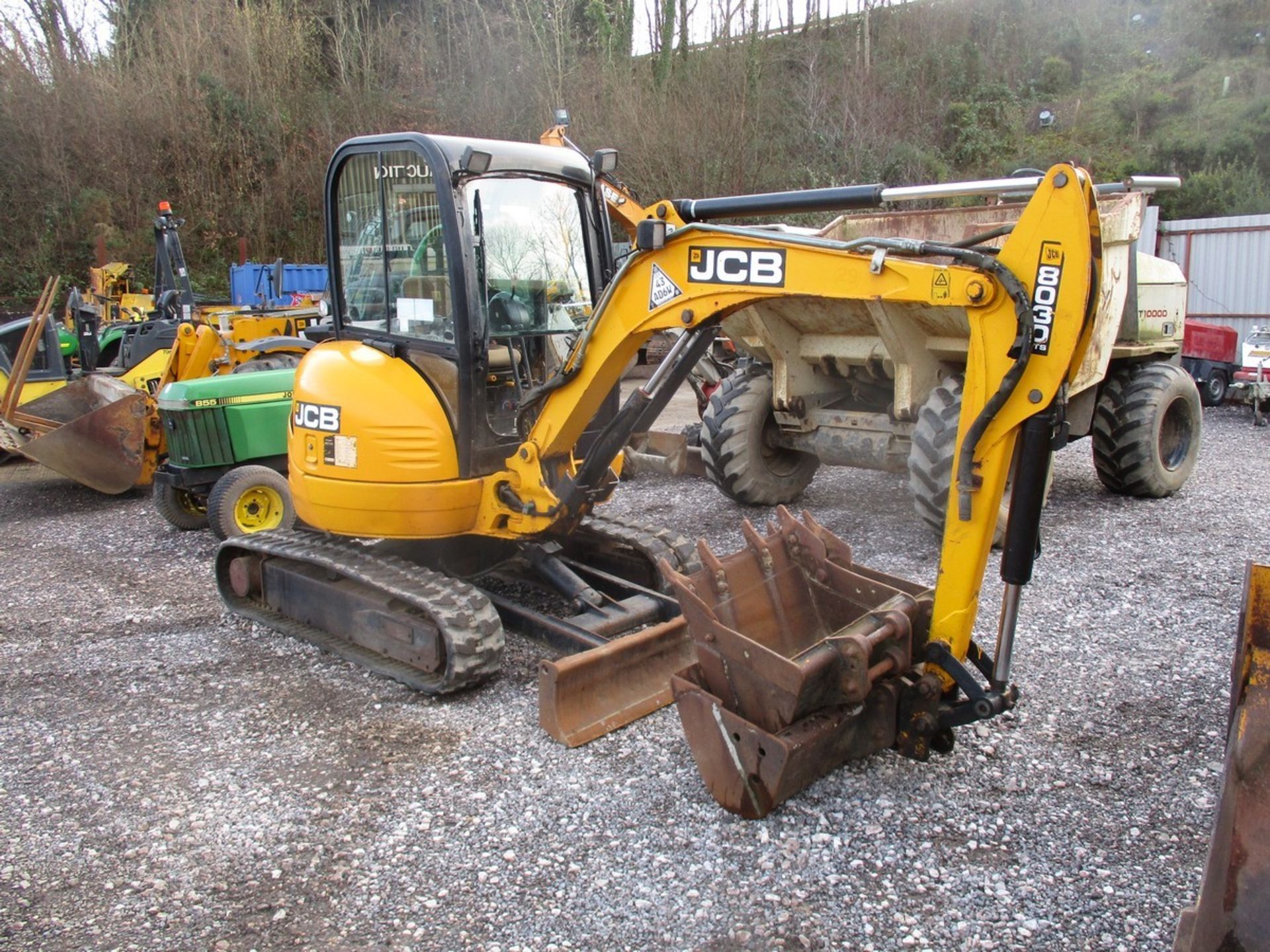 JCB 8030 ZTS EXCAVATOR C/W 3 BUCKETS 3953HRS (TO BE SOLD AFTER LOT 1340)