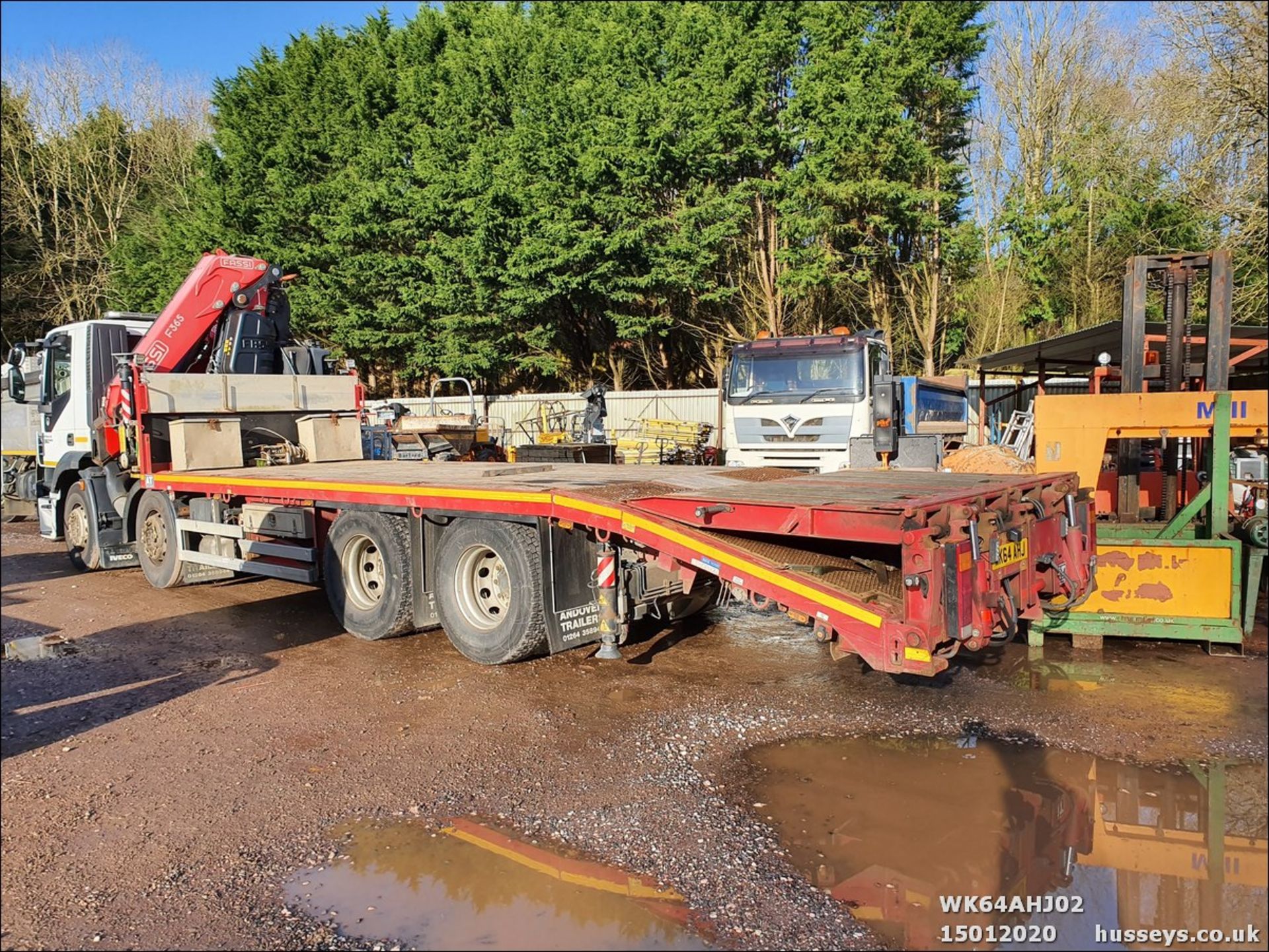 2014 Iveco Stralis 360 8 Wheel Beavertail c/w Fassi F3655 Crane (131k km) - Image 11 of 12