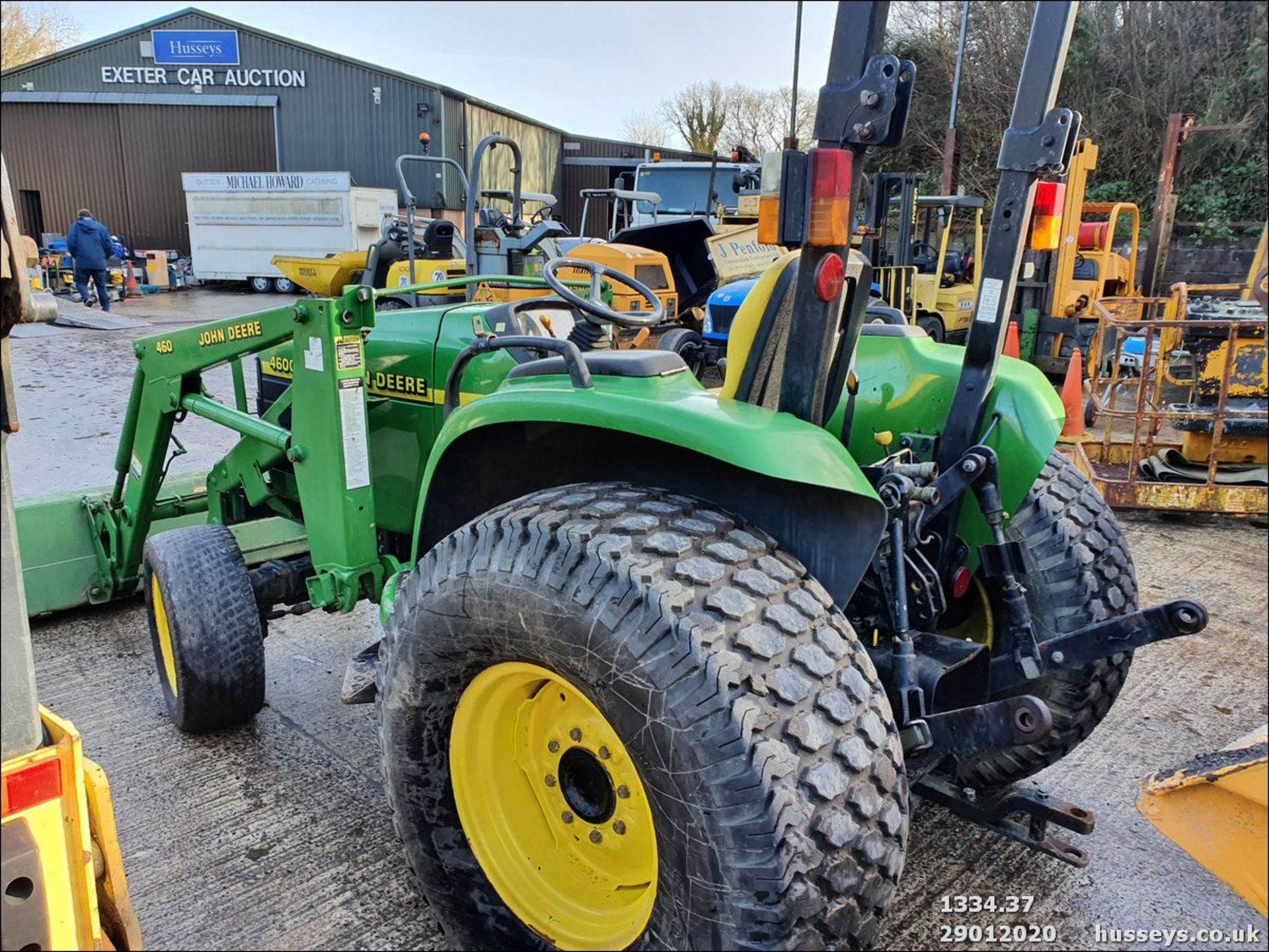 JOHN DEERE 4600 COMPACT TRACTOR C/W LOADER 4700HRS - Image 5 of 5