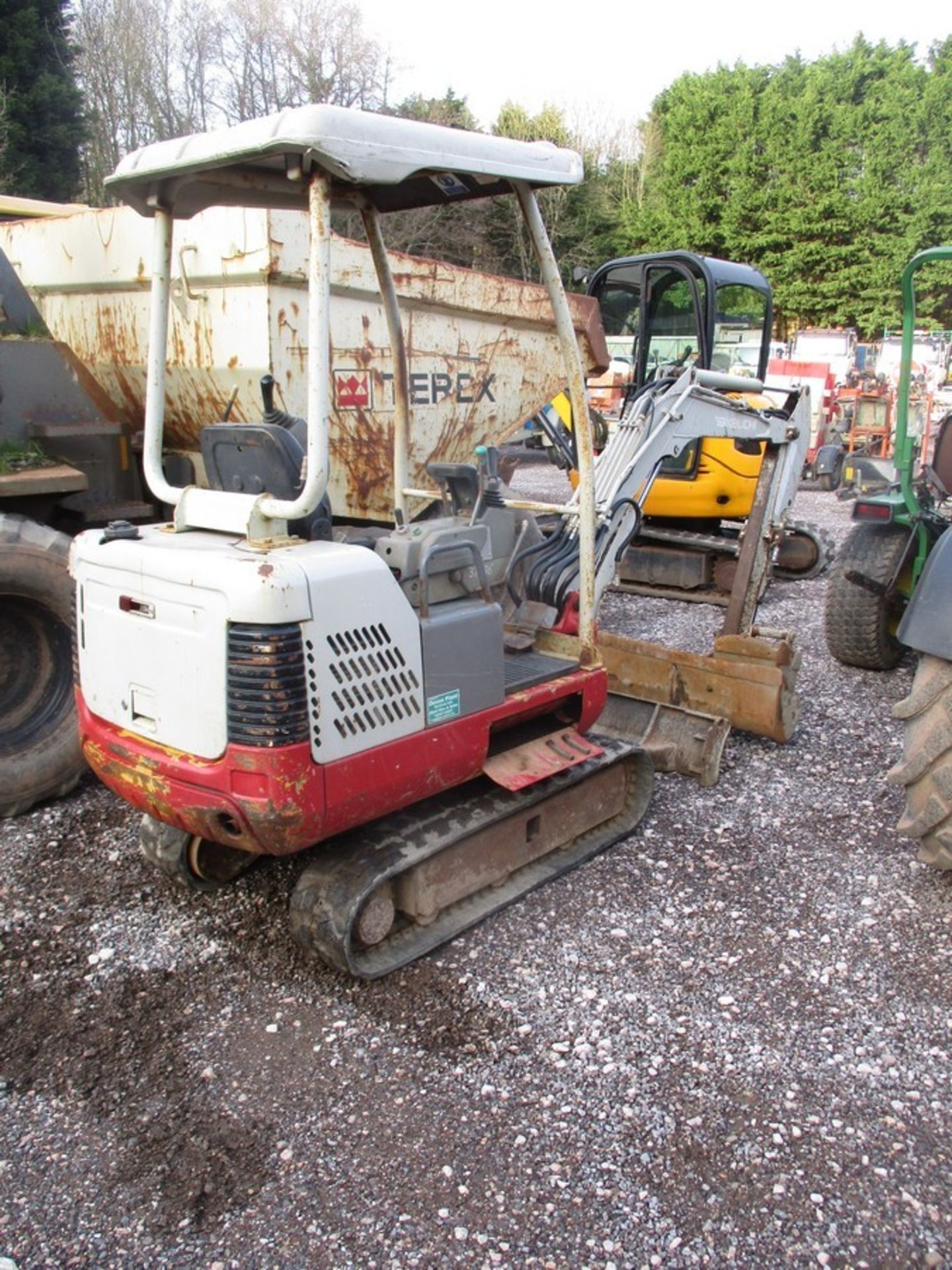 TAKEUCHI TB016 C/W 2 BUCKETS 4888HRS (TO BE SOLD AFTER LOT 1340) - Image 3 of 4