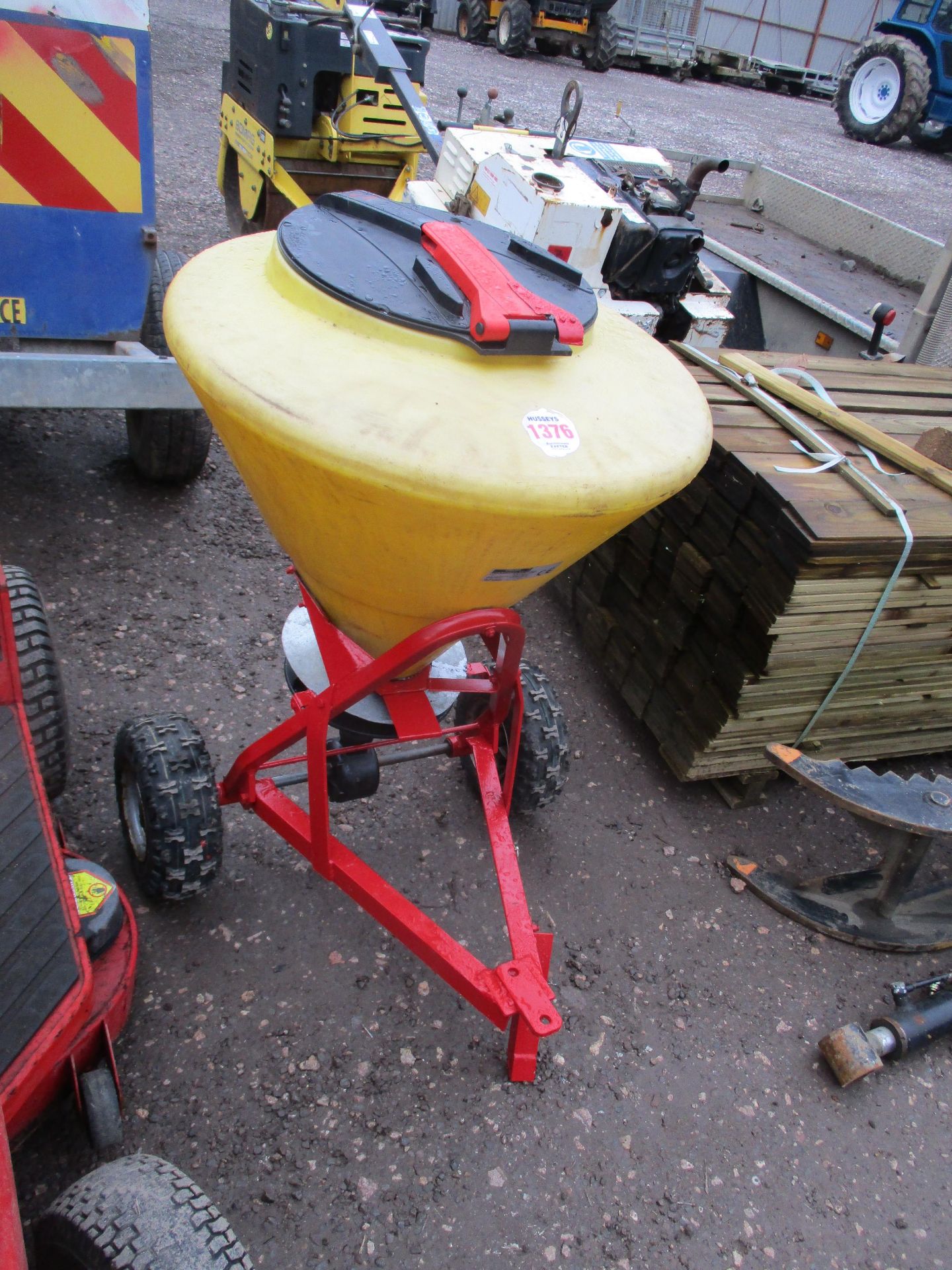 SALT SPREADER FOR ATV/COMPACT TRACTOR