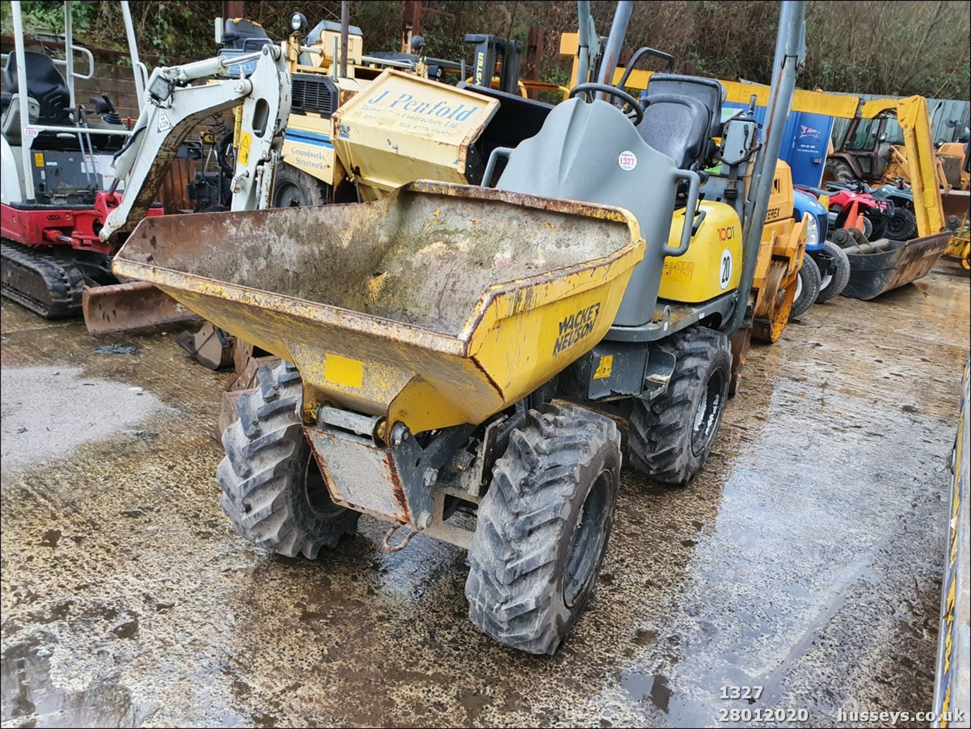 WACKER NEUSON 1001 HI TIP DUMPER 2011 1175HRS - Image 6 of 10