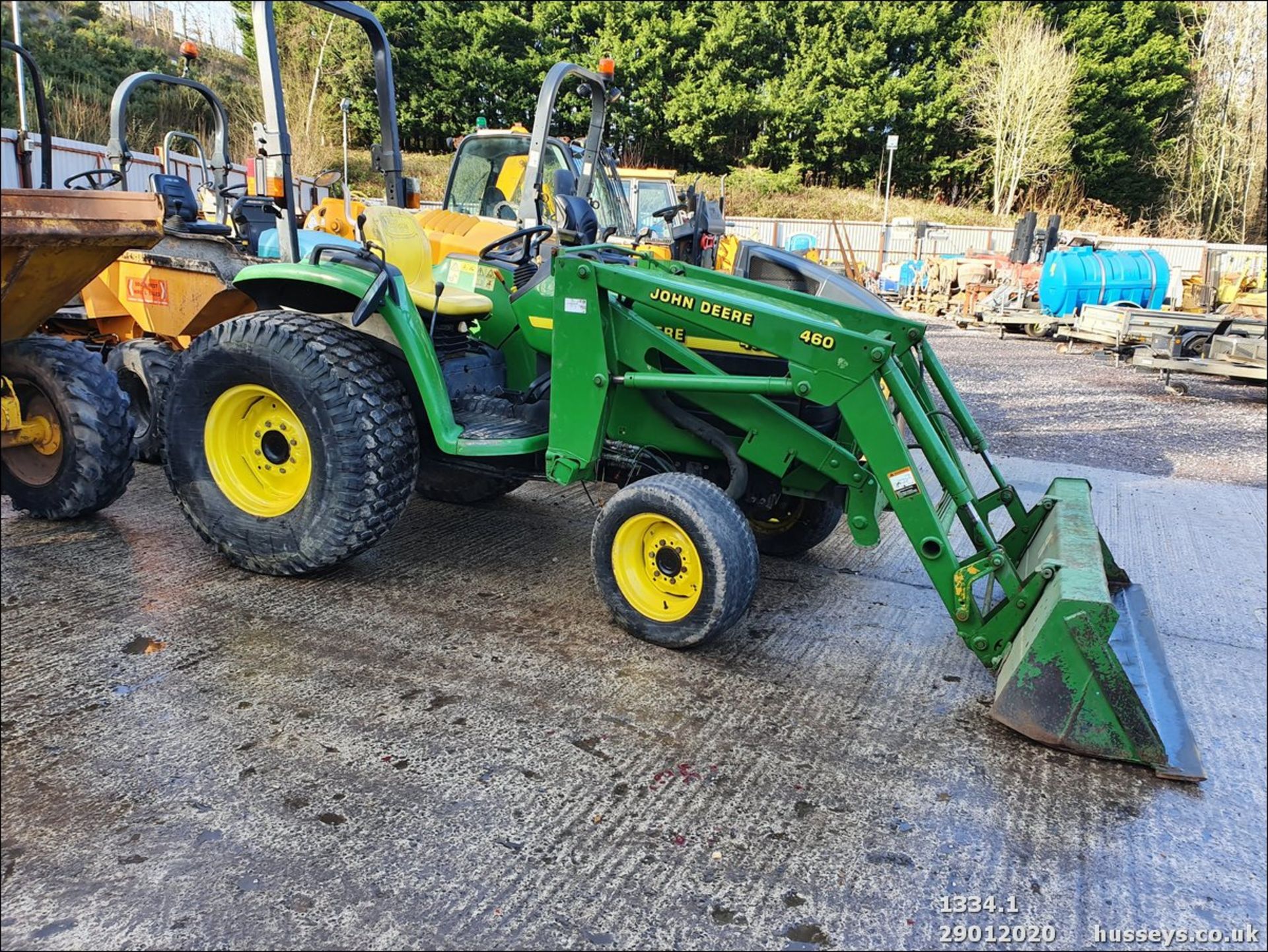 JOHN DEERE 4600 COMPACT TRACTOR C/W LOADER 4700HRS - Image 2 of 5