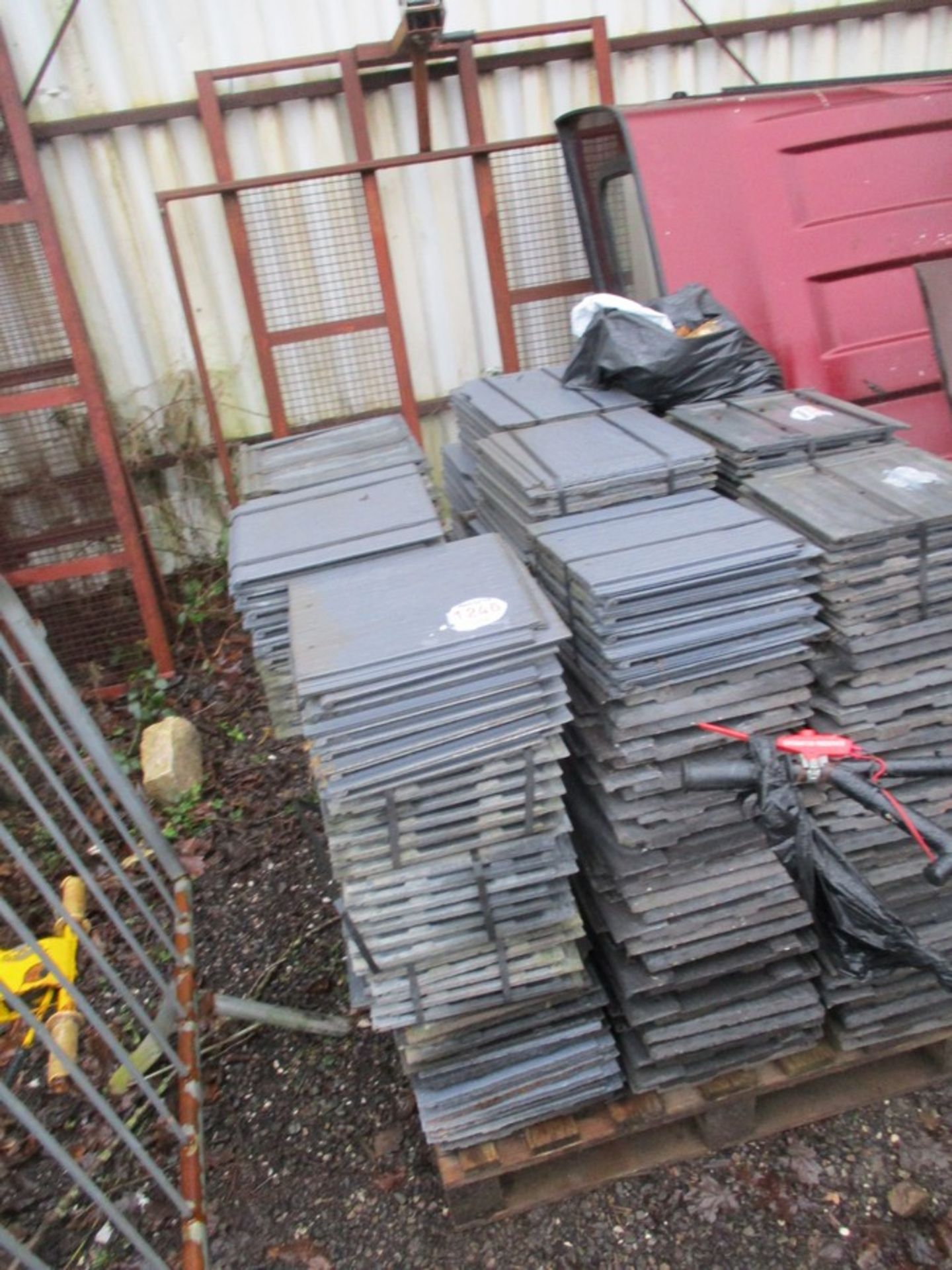 PALLET OF ROOFING TILES