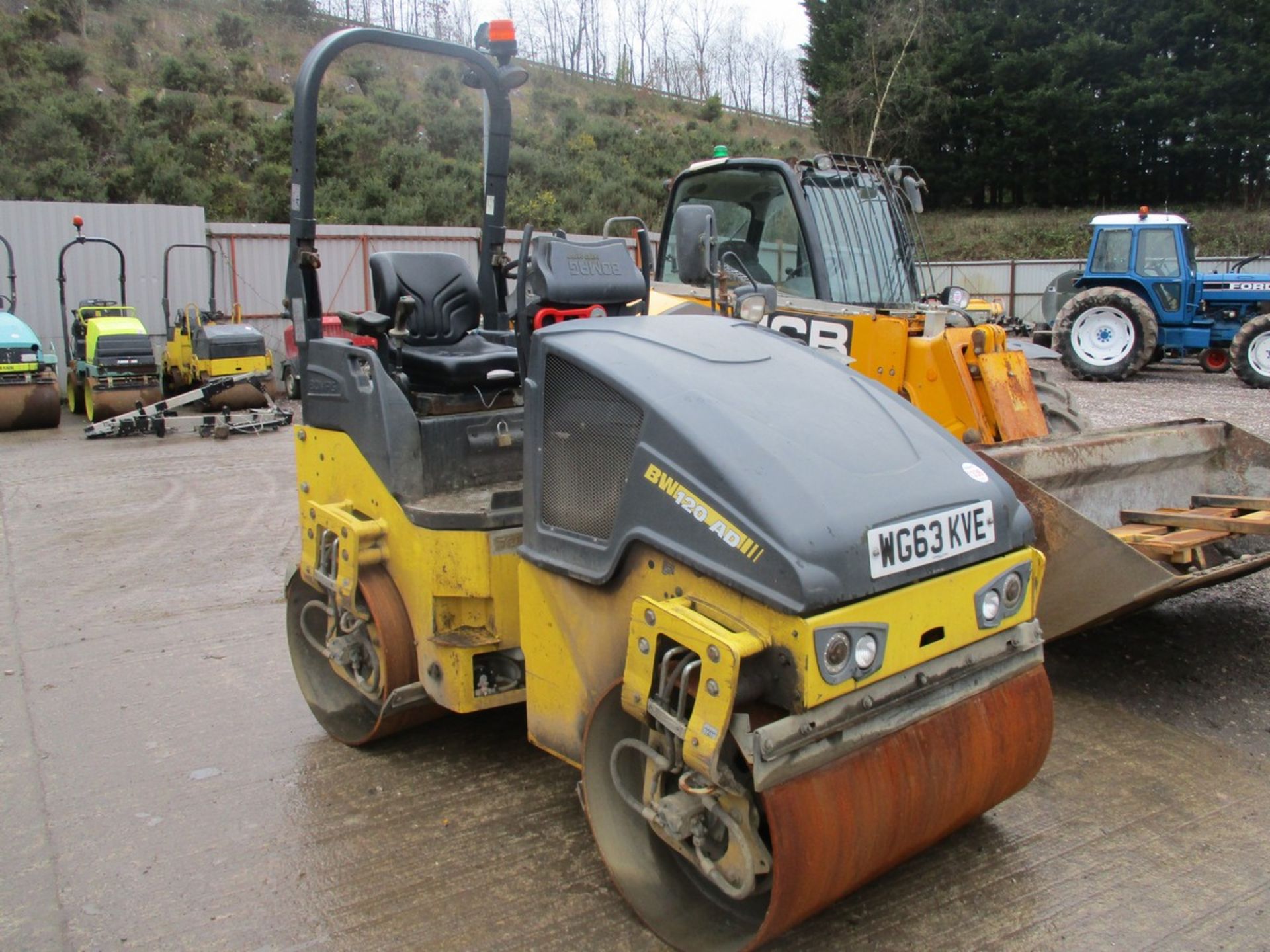 BOMAG BW120 TWIN DRUM ROLLER WG63 KVE