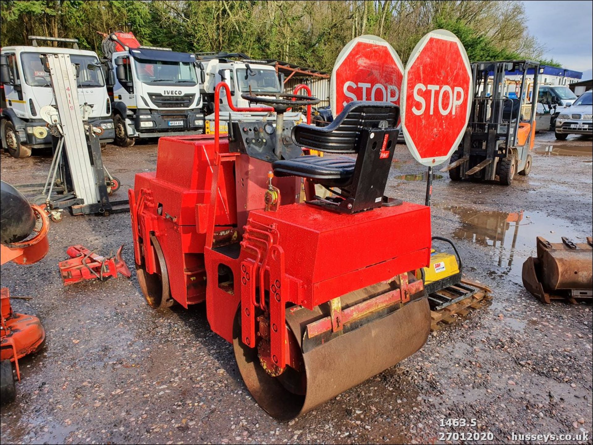 AMMANN TWIN DRUM ROLLER SHOWING 1629HRS - Image 3 of 3