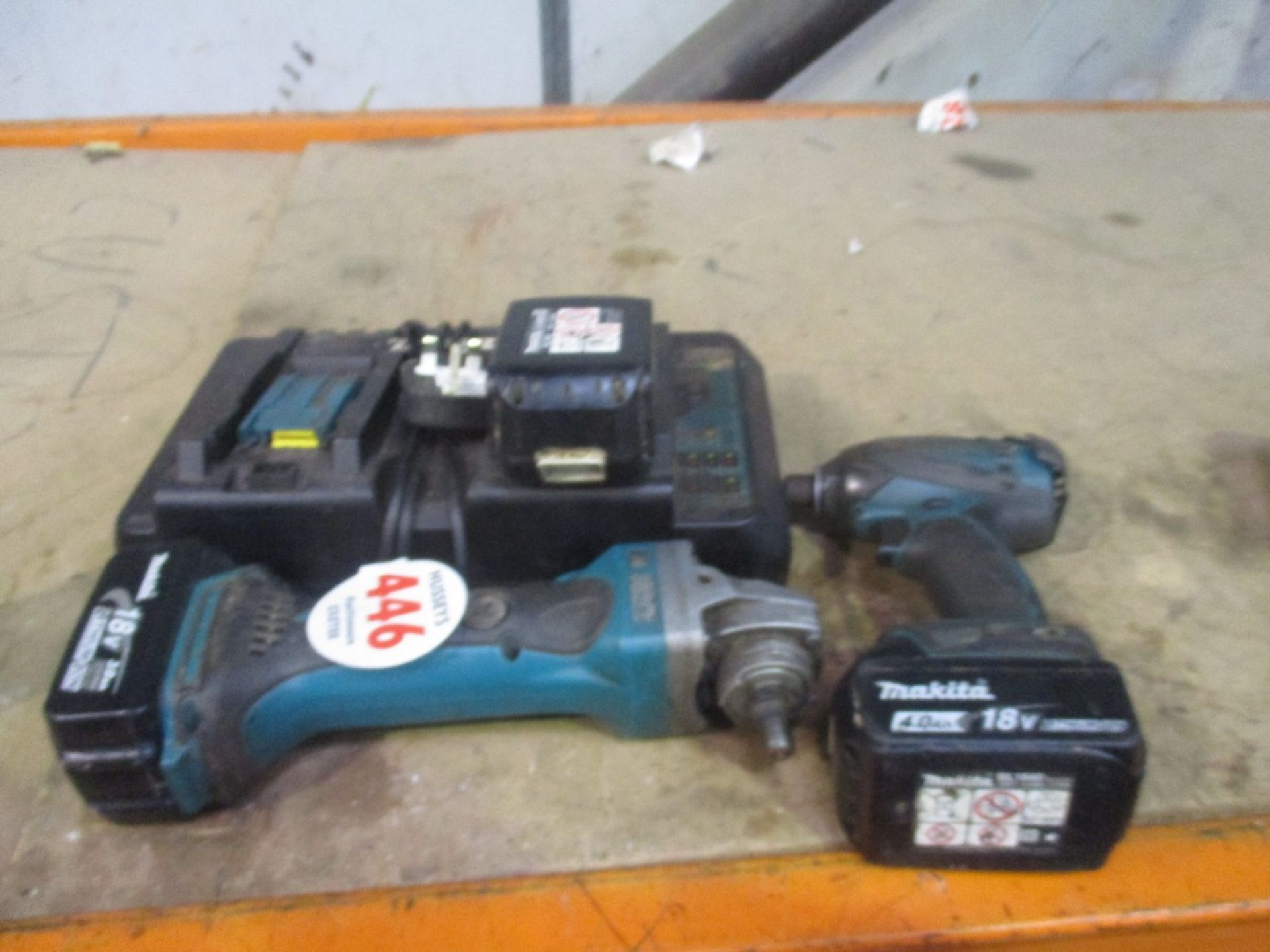 CORDLESS MAKITA DRILLS, 3 BATTERIES & CHARGER