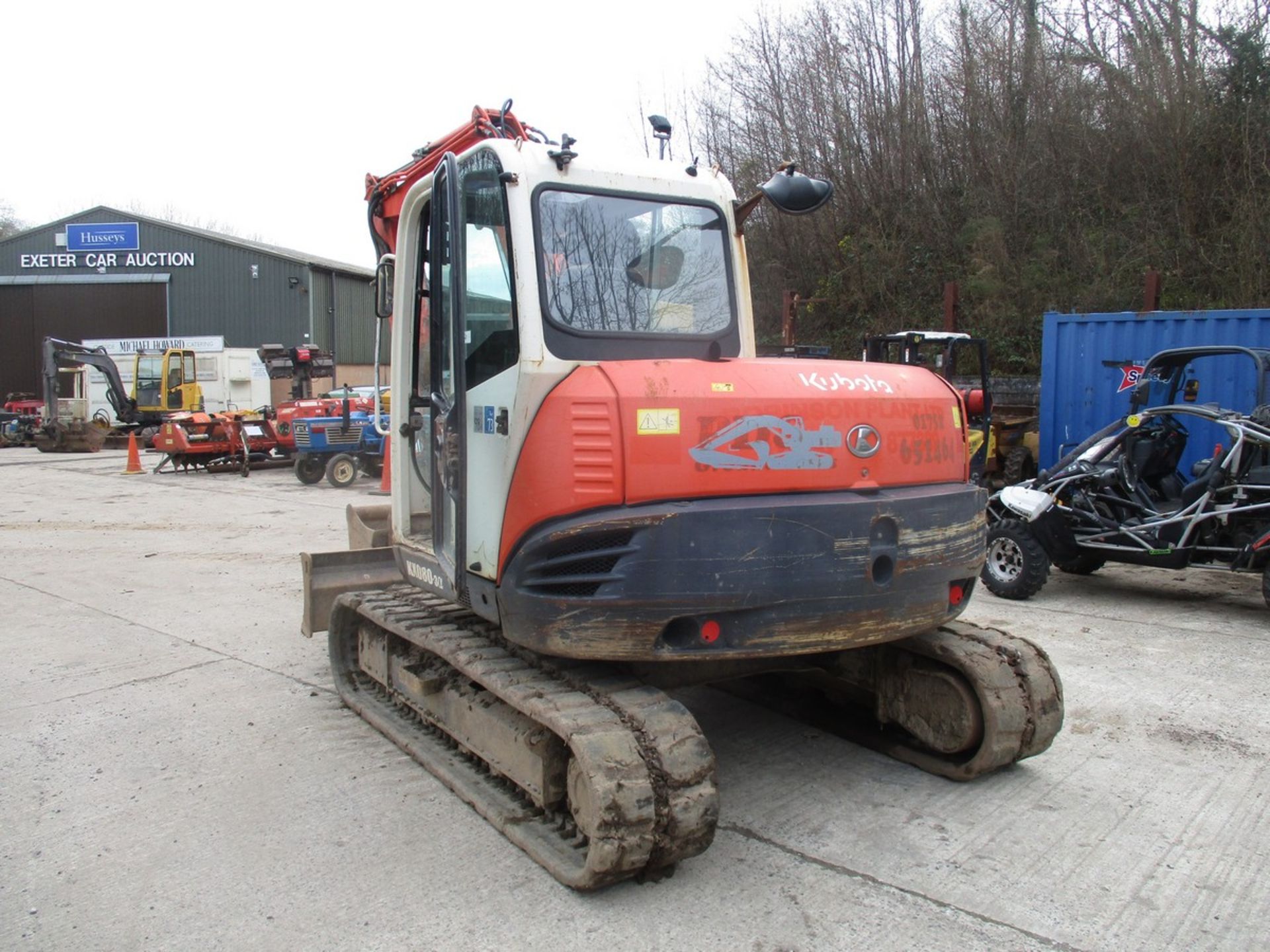 KUBOTA KX080-3 EXCAVATOR 2009 C/W 2 BUCKETS - Image 5 of 8