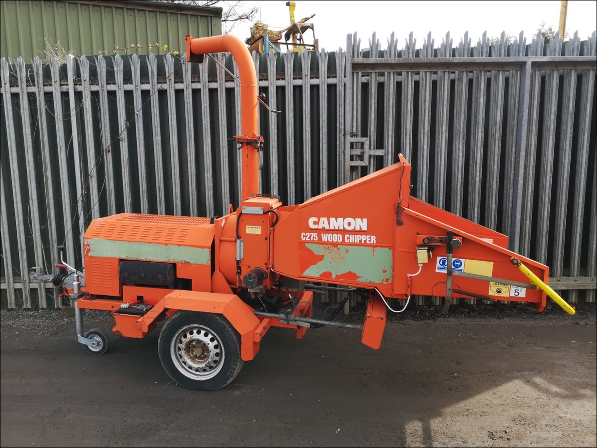 CAMON DSL C275 WOOD CHIPPER DSL R/CHIPS, KEY NO VAT - Image 4 of 7