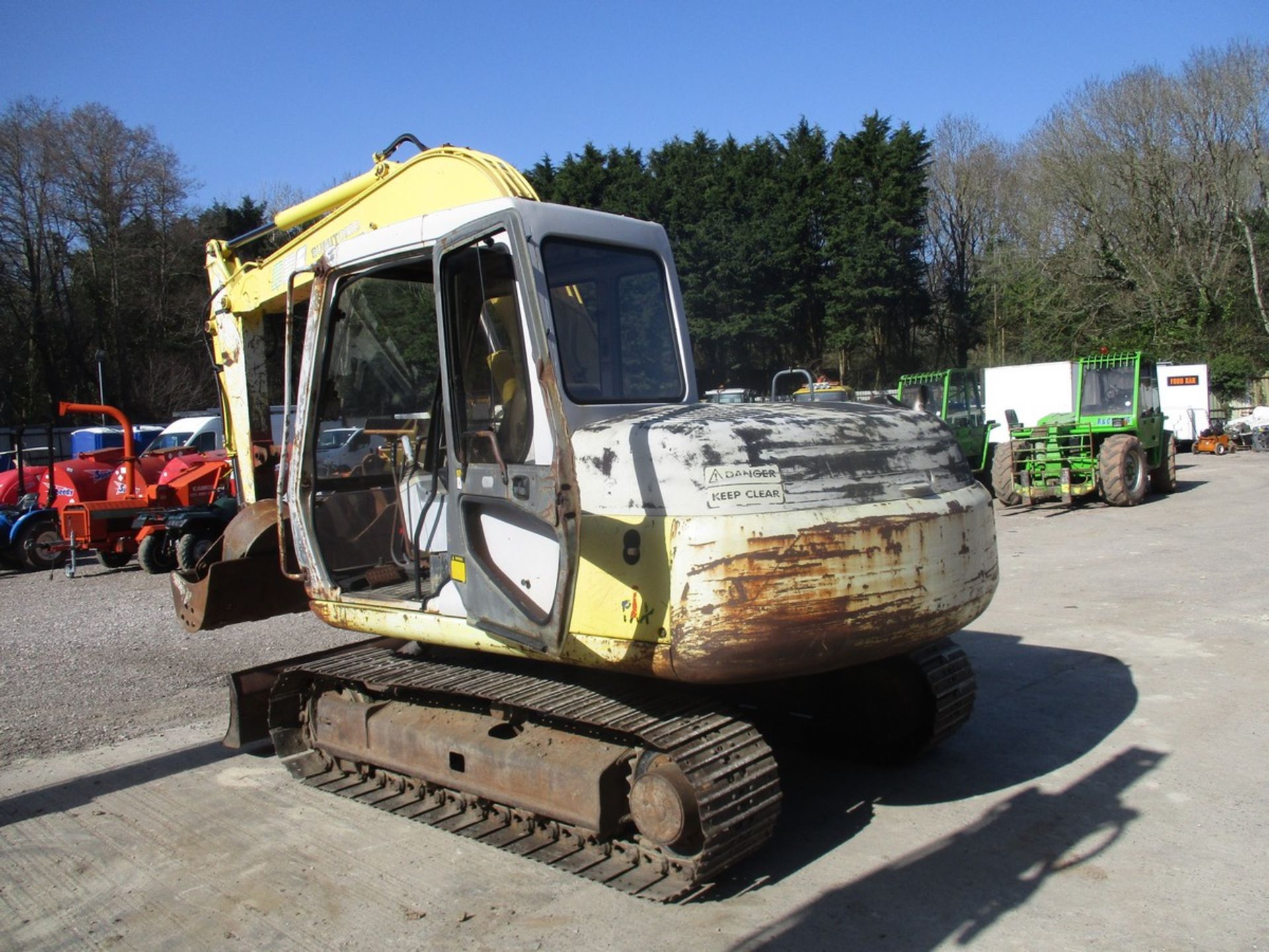 SUMITOMO 7 TON EXCAVATOR C/W 3 BUCKETS - Image 4 of 7