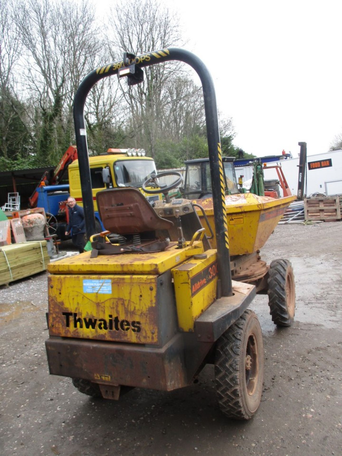 THWAITES 3 TON SWIVEL DUMPER Q414 JTT V5 & KEY - Image 6 of 6