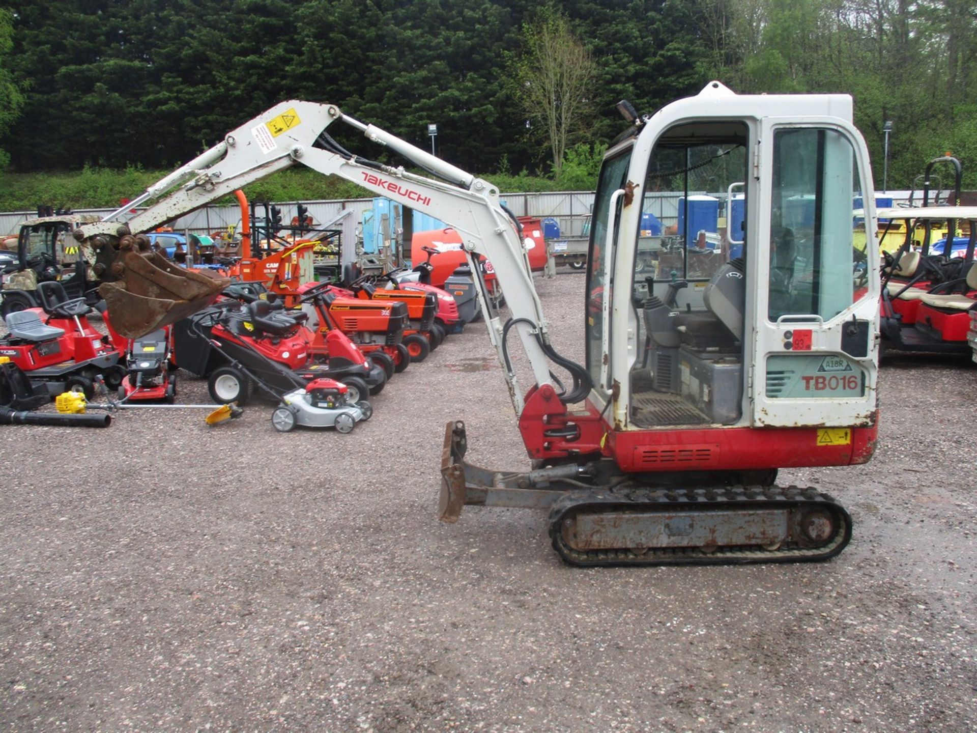 TAKEUCHI TB016 MINIDIGGER 2014 3192HRS RDD DIRECT FROM A LOCAL UTILITIES COMPANY - Bild 7 aus 7