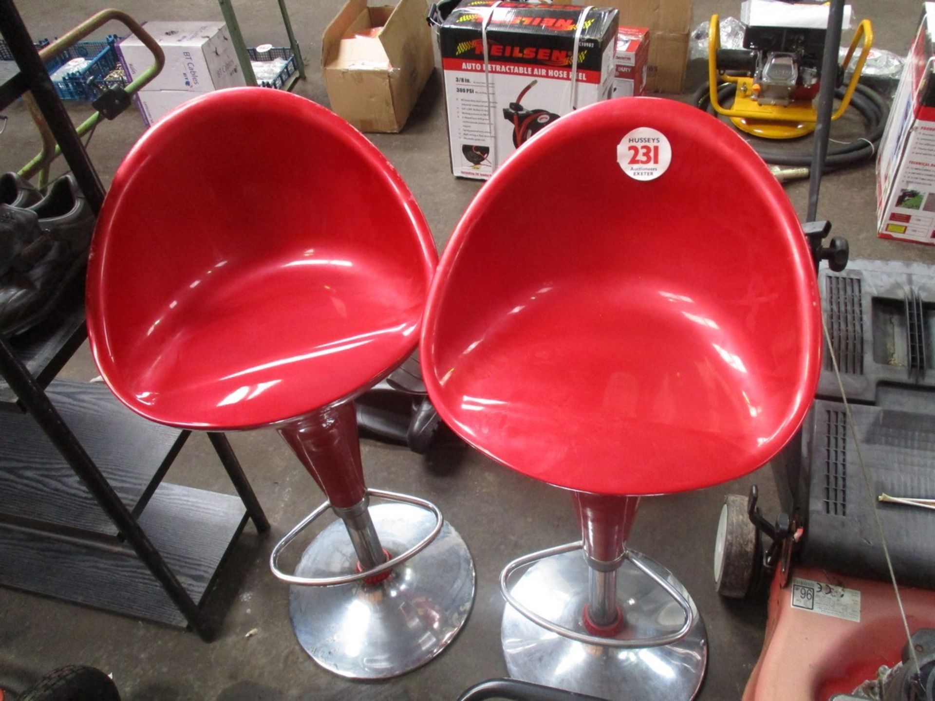 PR RED STOOLS