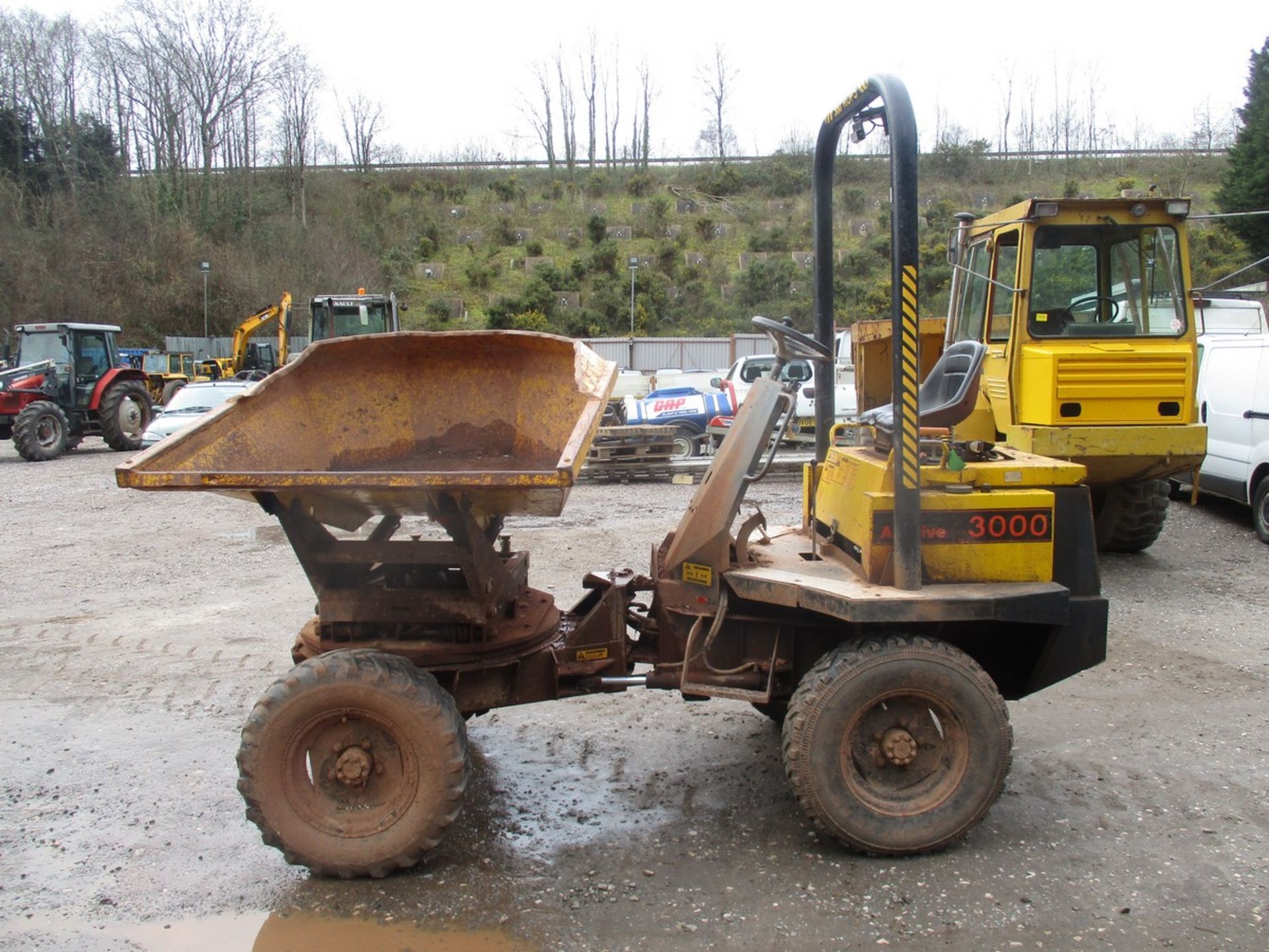 THWAITES 3 TON SWIVEL DUMPER Q414 JTT V5 & KEY - Image 3 of 6