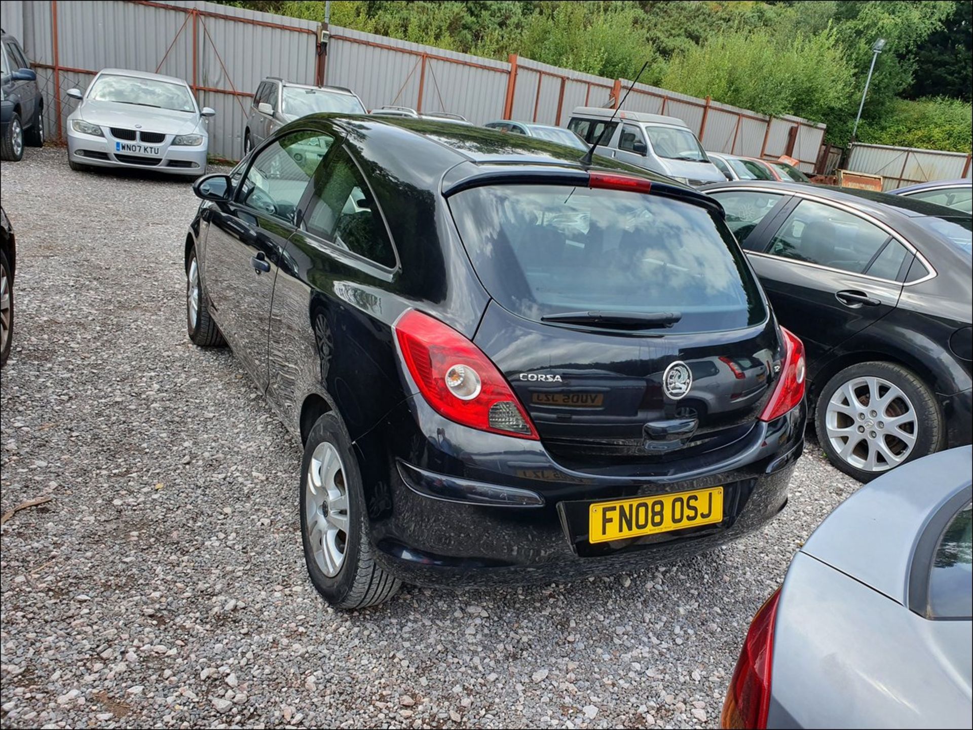 08/08 VAUXHALL CORSA BREEZE - 1229cc 3dr Hatchback (Black, 101k) - Image 5 of 14