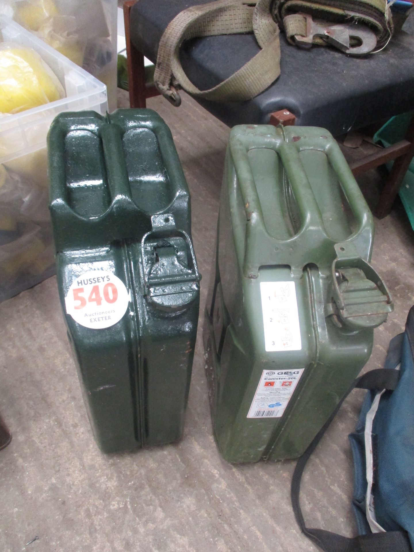2 JERRY CANS