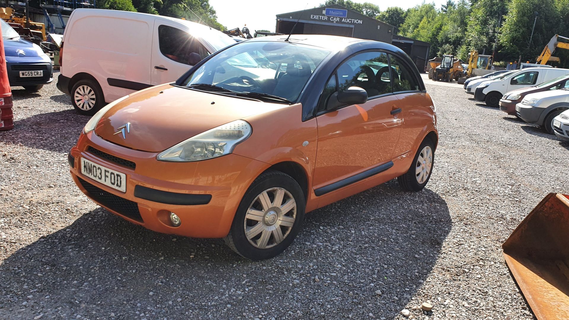 03/03 CITROEN C3 PLURIEL - 1360cc 3dr Convertible (Orange, 78k) - Image 6 of 11