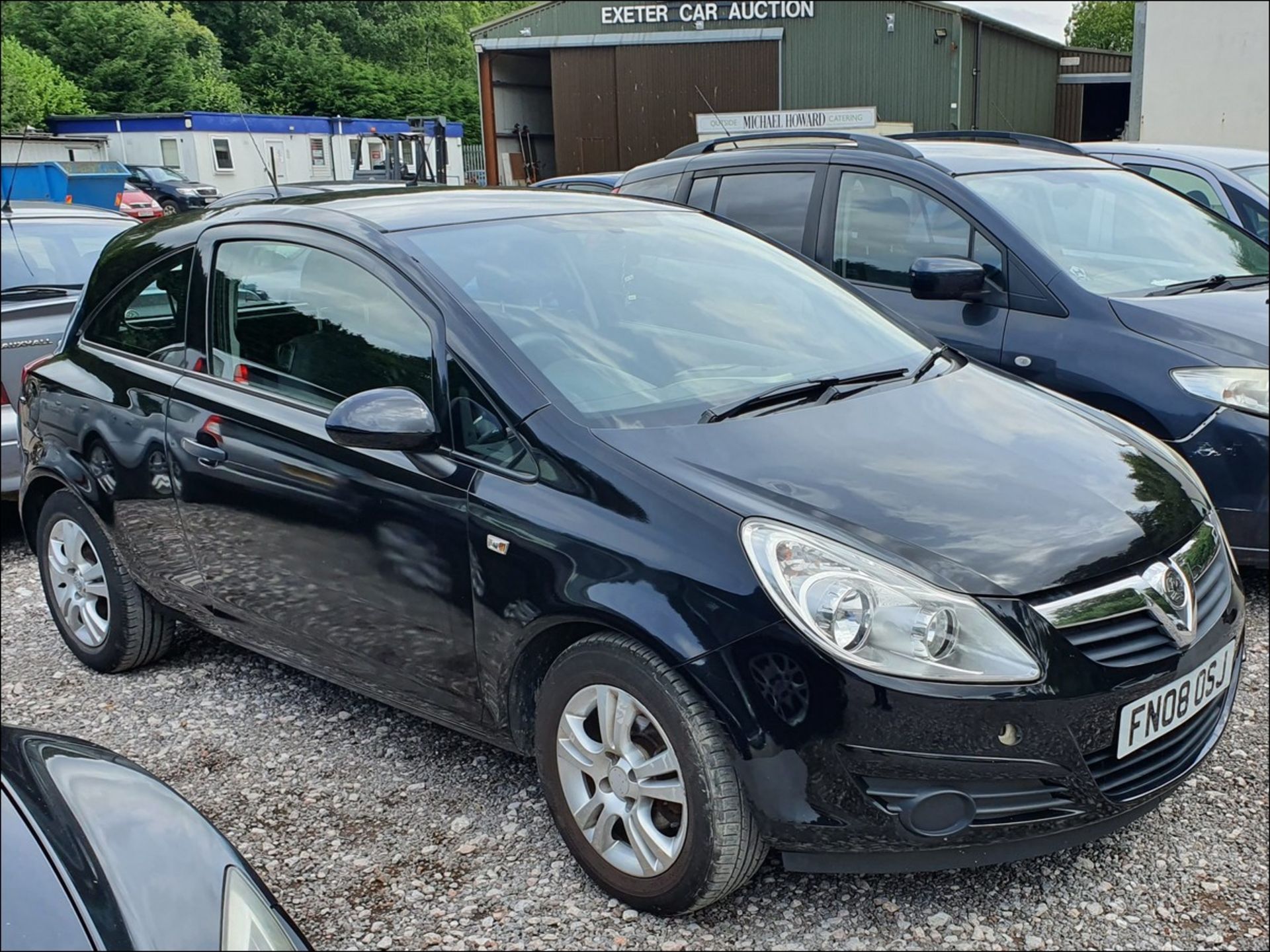 08/08 VAUXHALL CORSA BREEZE - 1229cc 3dr Hatchback (Black, 101k)