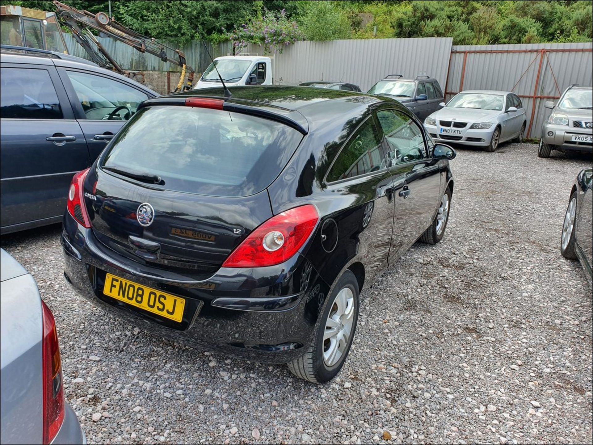 08/08 VAUXHALL CORSA BREEZE - 1229cc 3dr Hatchback (Black, 101k) - Image 6 of 14