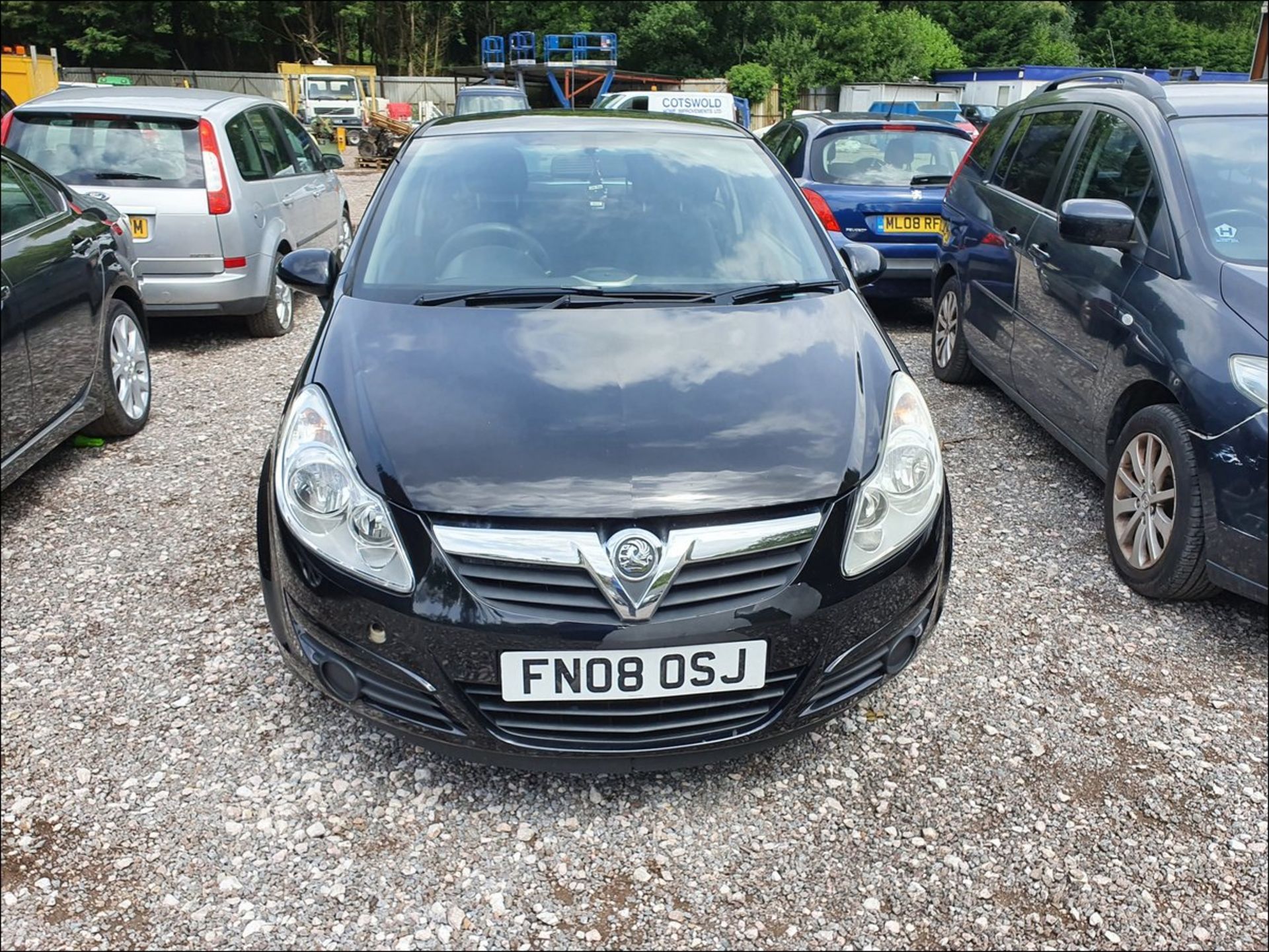 08/08 VAUXHALL CORSA BREEZE - 1229cc 3dr Hatchback (Black, 101k) - Image 13 of 14