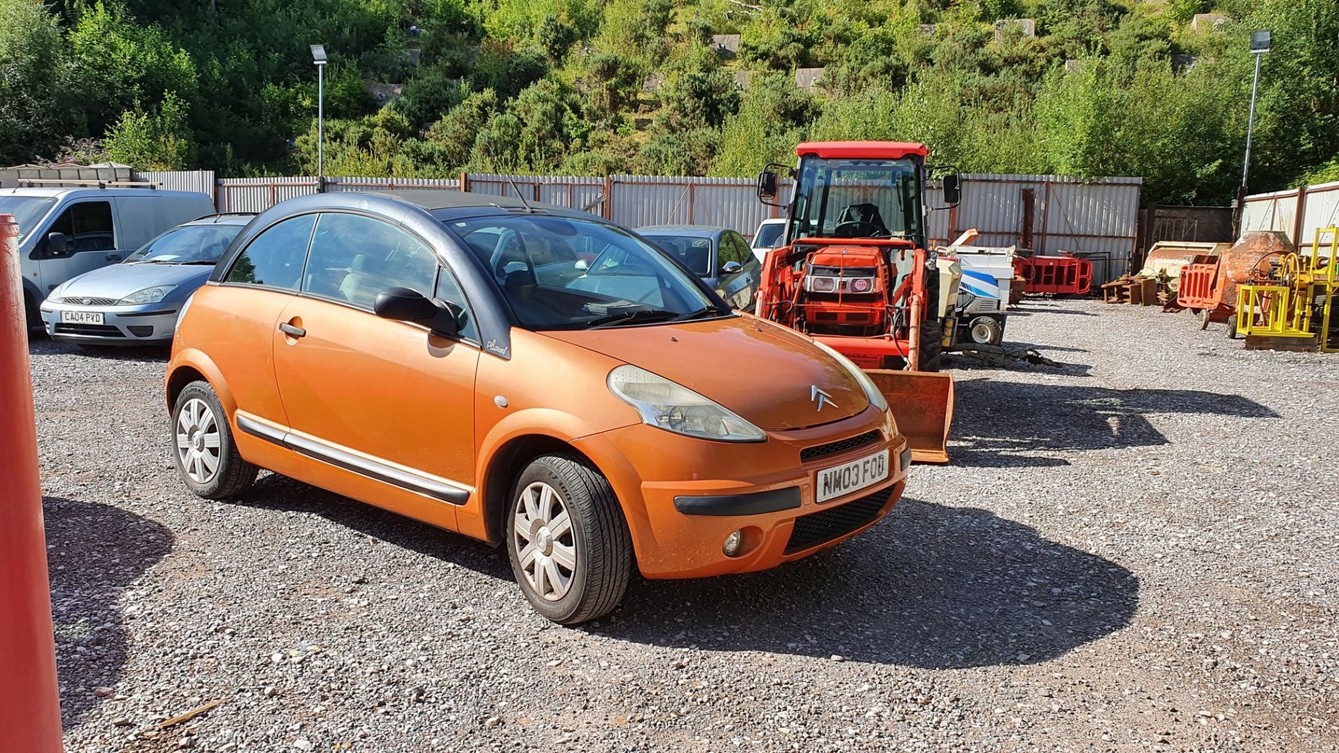 03/03 CITROEN C3 PLURIEL - 1360cc 3dr Convertible (Orange, 78k) - Image 8 of 11