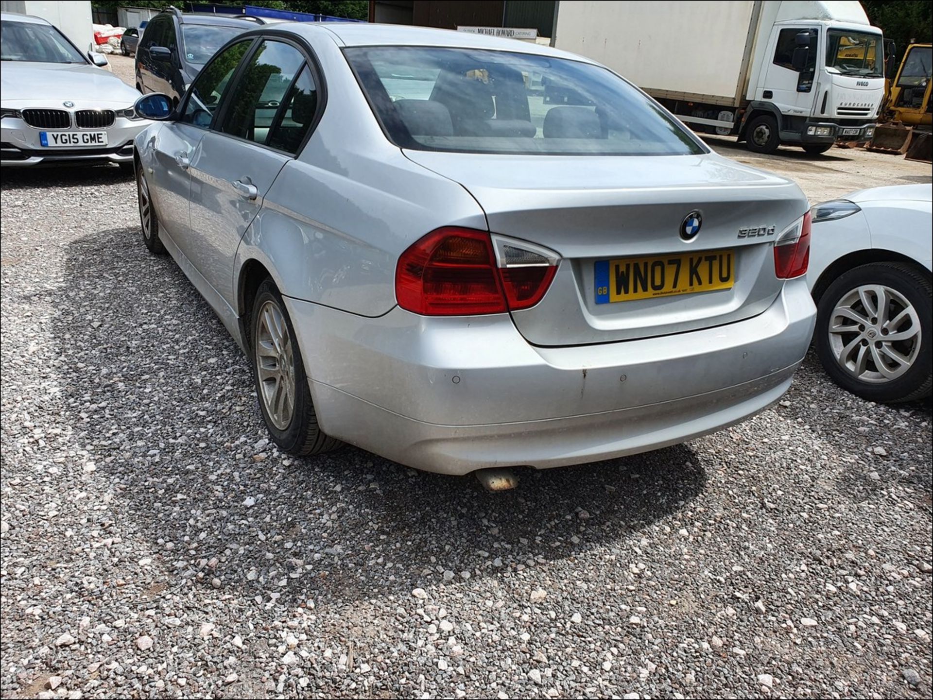 07/07 BMW 320D SE AUTO - 1995cc 4dr Saloon (Silver, 212k) - Image 6 of 16