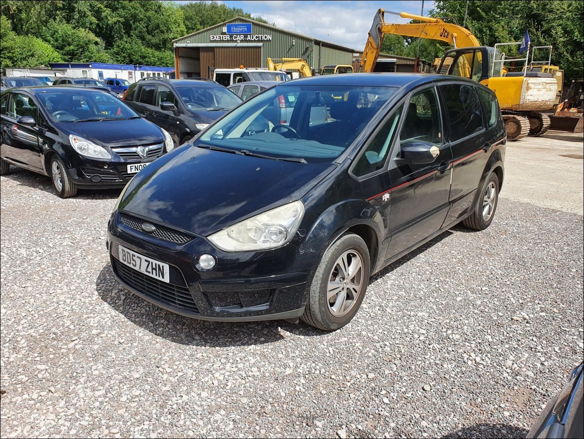 07/57 FORD S-MAX ZETEC TDCI 6G - 1997cc 5dr MPV (Black, 101k) - Image 3 of 6