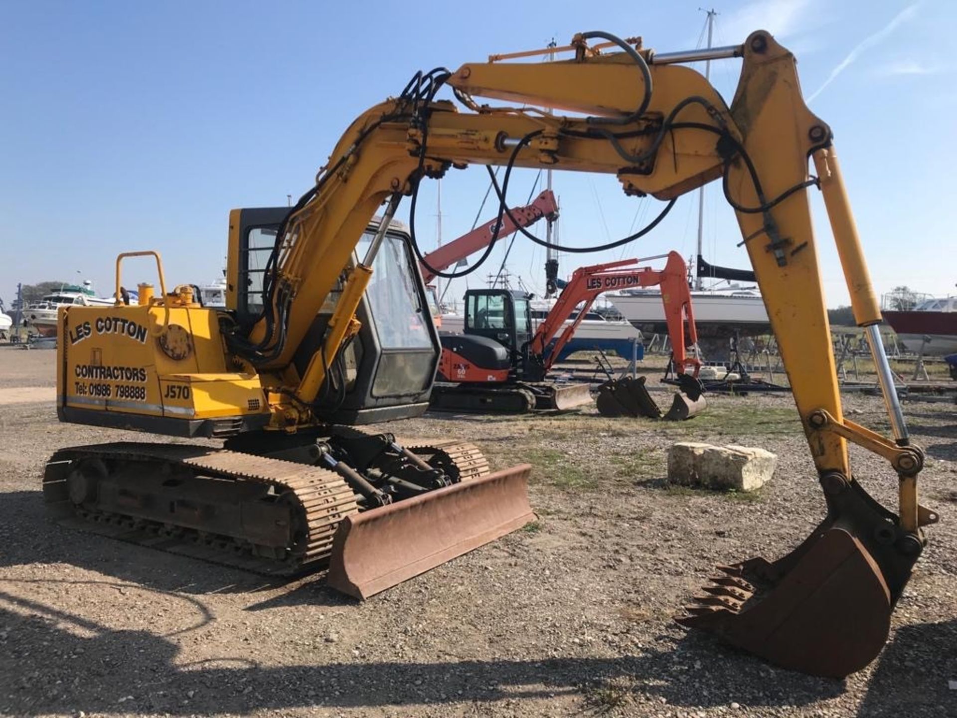 JCB JS70 EXCAVATOR 6000HRS Item Location: Husseys, Exeter, Devon, EX4 ...