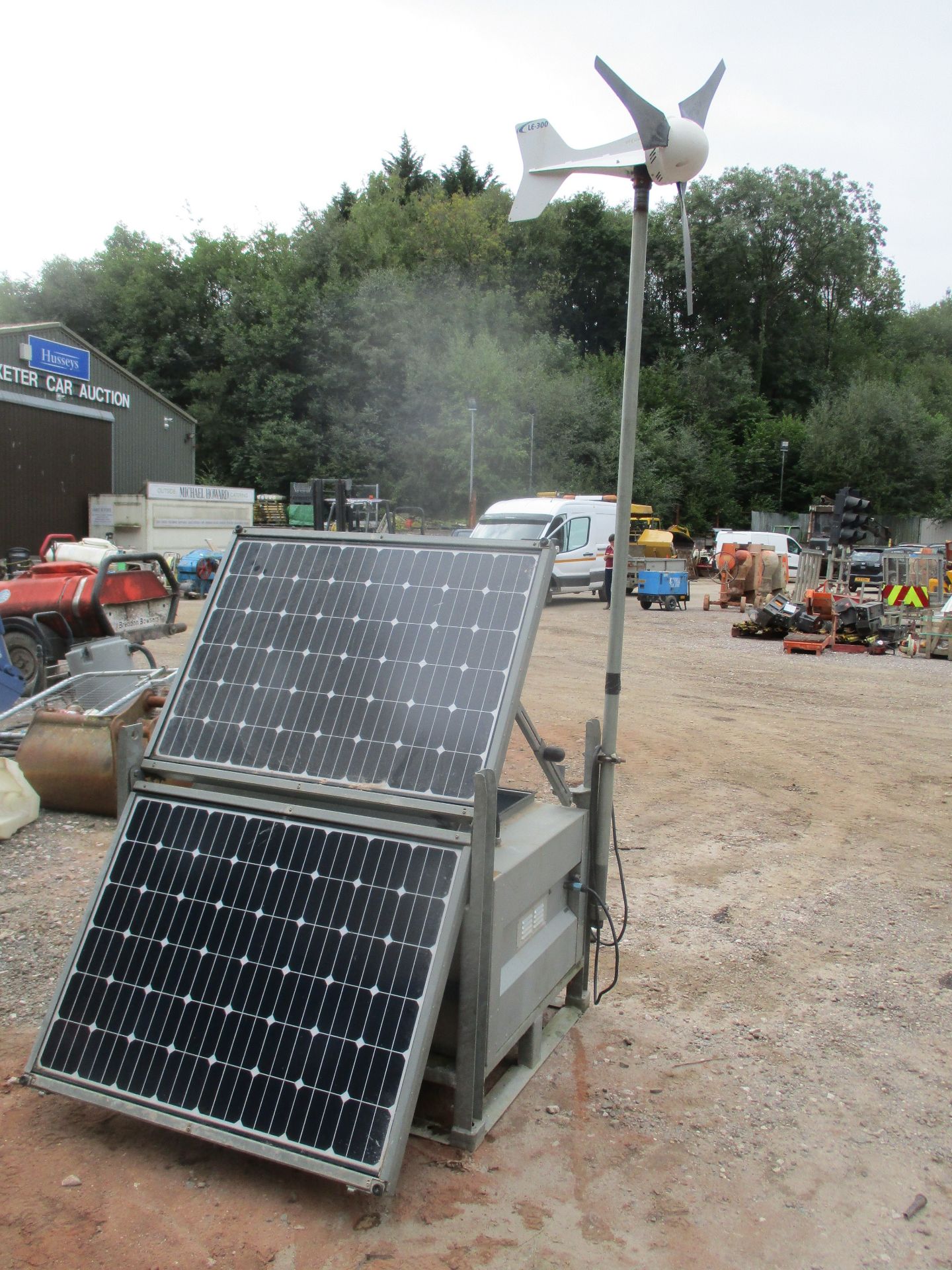 SOLAR POWERED WIND TURBINE